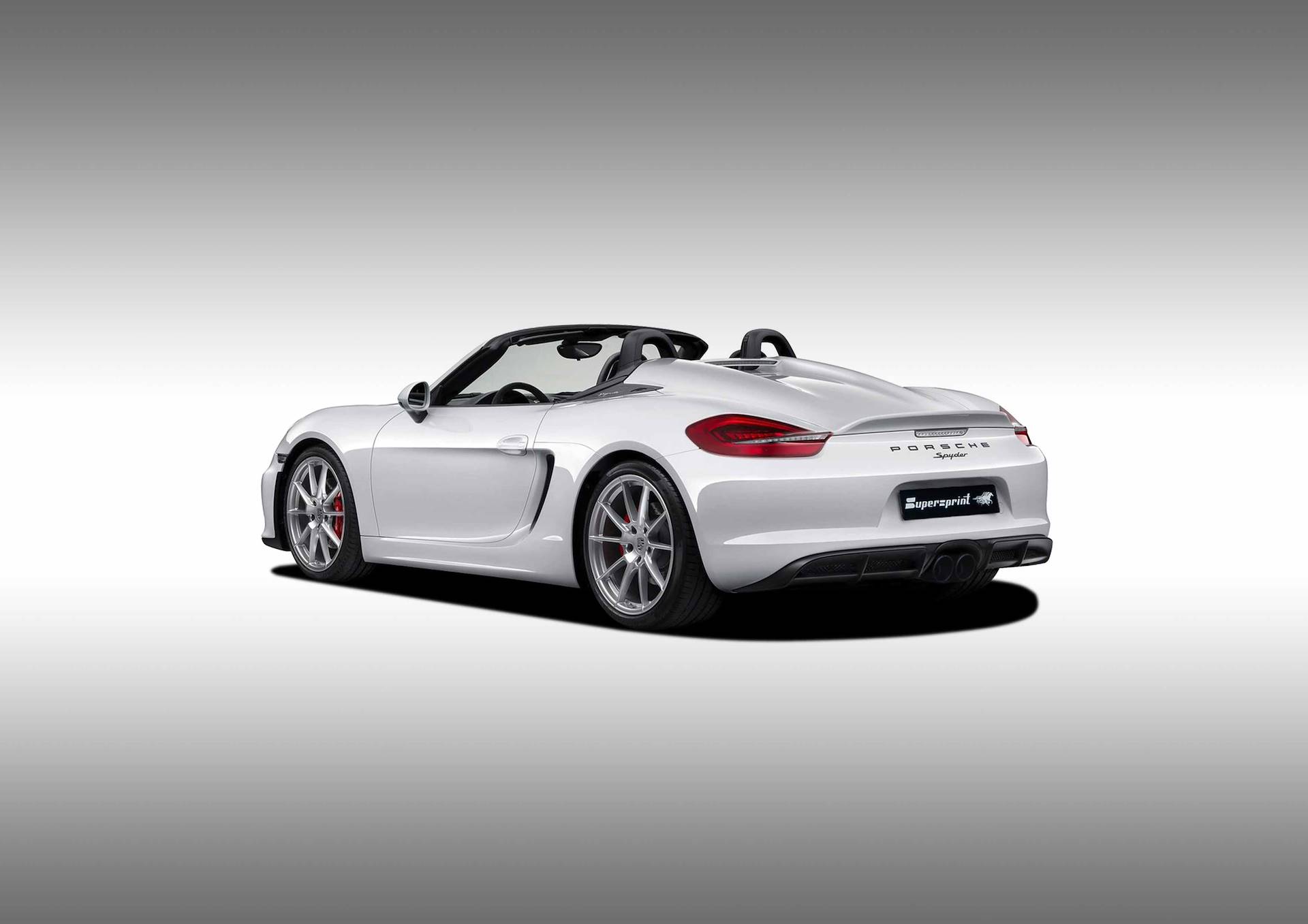 Supersprint Auspuff für PORSCHE 981 BOXSTER Spyder 3.8i (375 PS) 2015 -> 2016 (mit klappe)