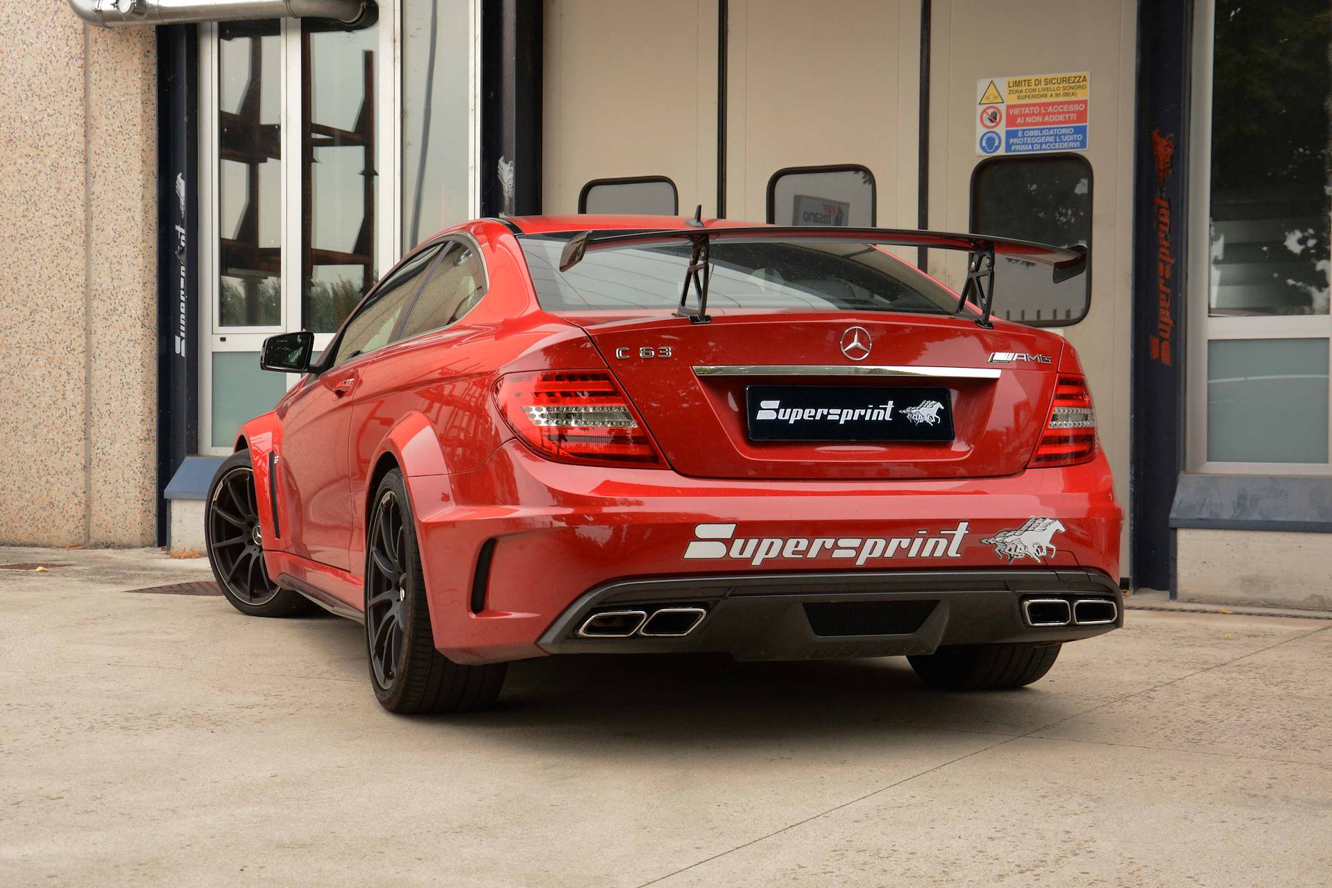 Impianto di scarico per MERCEDES C204 C63 AMG Coupè V8 Black Series (517 Hp) 2011 ->