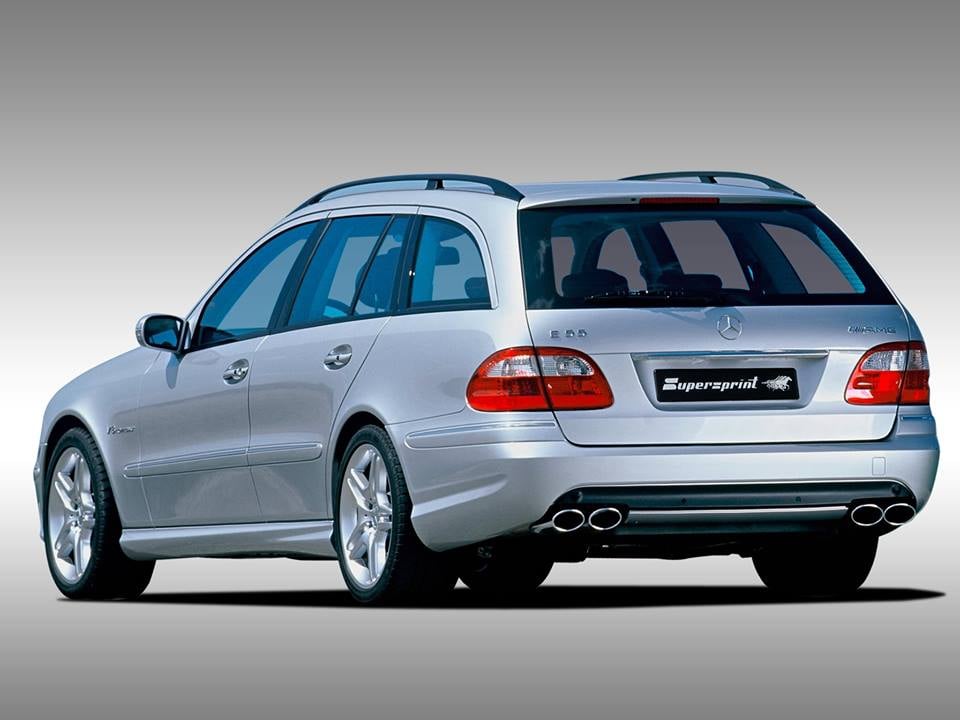 Supersprint Auspuff für MERCEDES W211 E 55 AMG V8 Kompressor (M113 - 5.5L - 476 PS) '02 -> '06