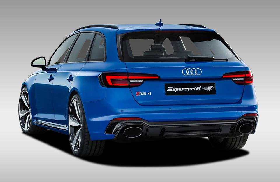 Supersprint Exhaust for AUDI RS4 Quattro (Avant) 2.9 TFSi V6 (450 Hp) 2018 -> (with valve)