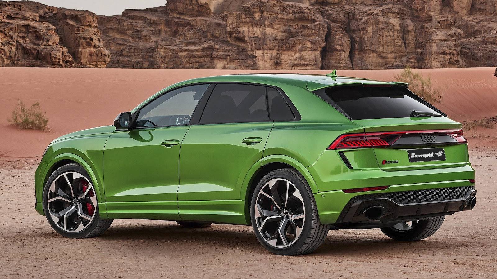 Impianto di scarico per AUDI RS Q8 Quattro 4.0L V8 Bi-Turbo (600 Hp) 2020 -> (con valvola)