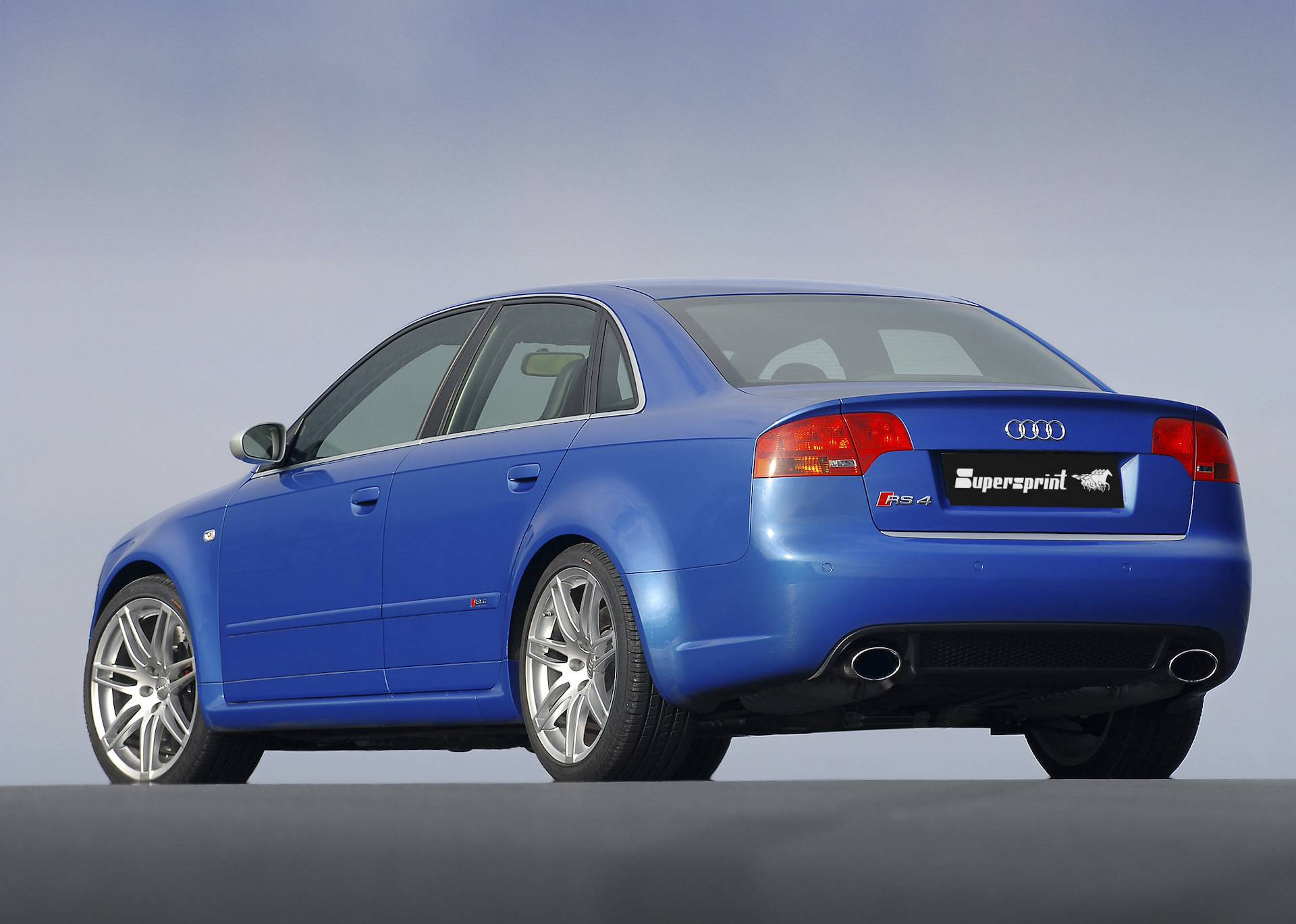 Supersprint Auspuff für AUDI RS4 QUATTRO (Limousine + Avant) 4.2i V8 (420 PS) '06 -> '08 Supercharger conversion