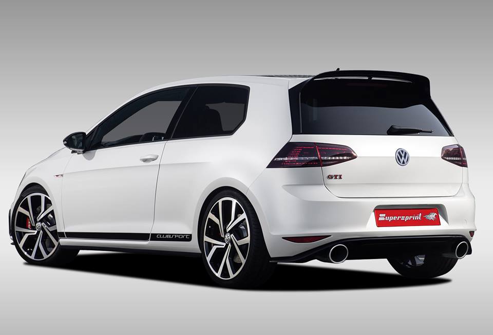 Supersprint Exhaust for VW GOLF VII GTI Clubsport S 2.0 TSI (310 Hp) 2016 -> 2018 (Ø76mm)
