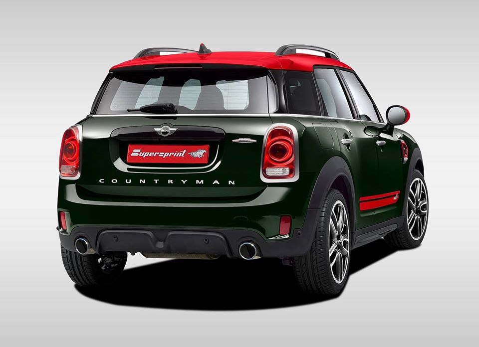 Supersprint Auspuff für MINI F60 Cooper S Countryman JCW ALL4 2.0T (Motor B48 - 231 PS) 2016 ->
