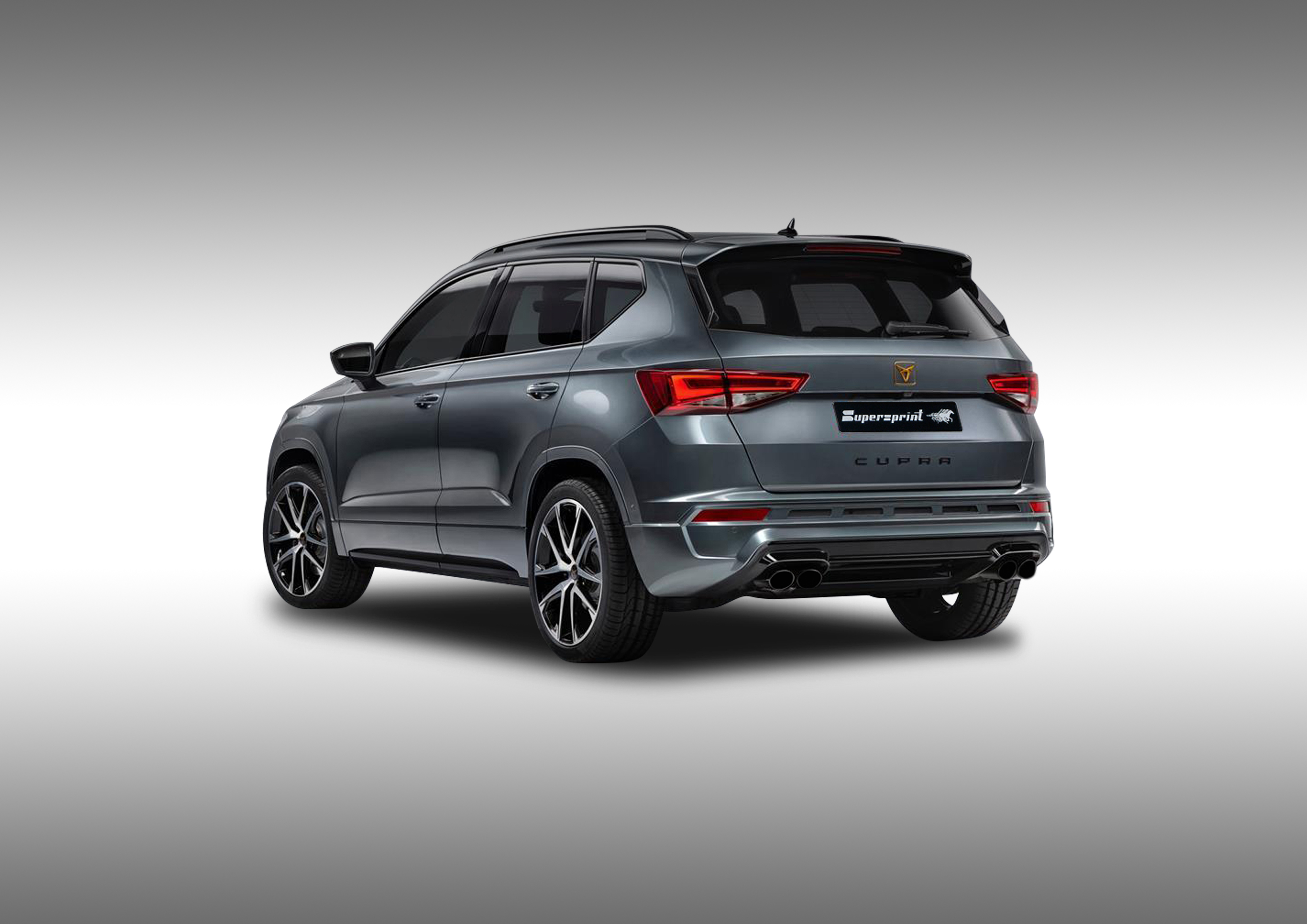 Supersprint Exhaust for SEAT ATECA 4Drive Cupra 2.0 TFSI (300 Hp - models with GPF) 2019 ->Twin Pipe System