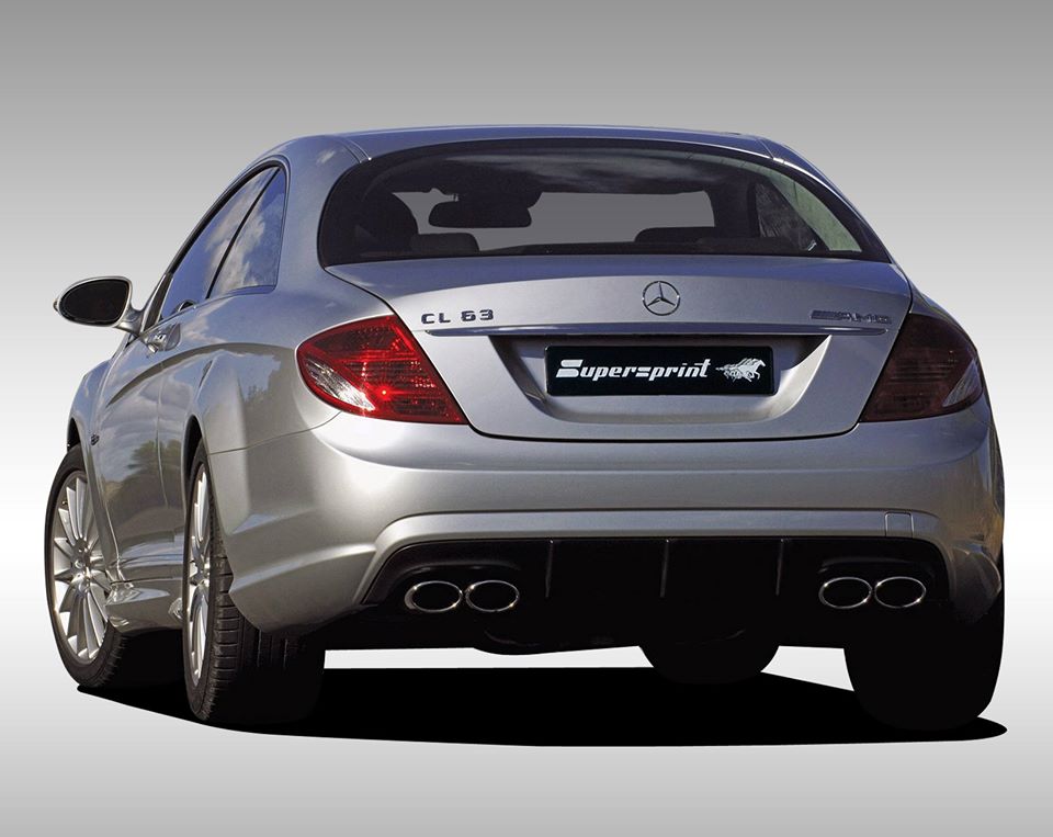 Supersprint Exhaust for MERCEDES C216 CL 63 AMG 6.2 V8 (M156 - 525 Hp) 2007 -> 2010