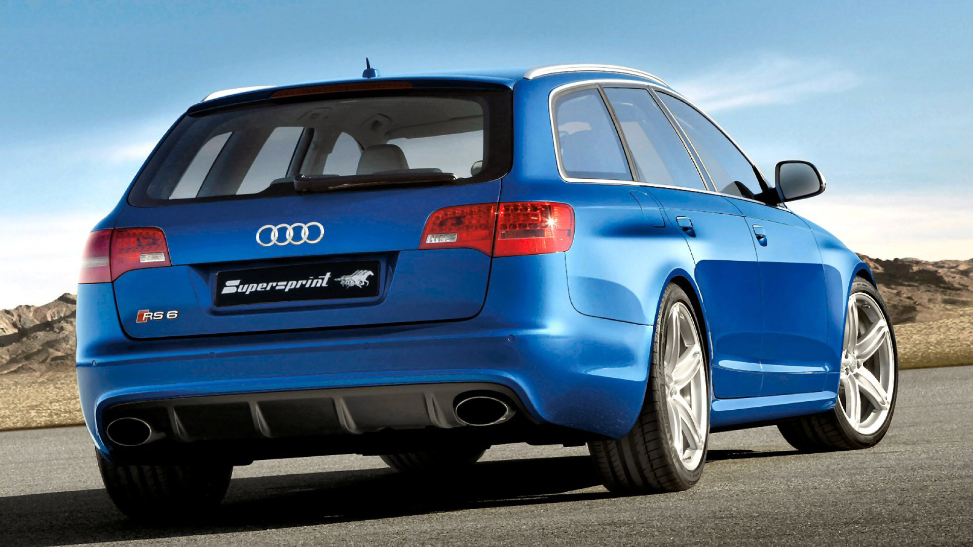 Impianto di scarico per AUDI A6 RS6 Quattro 5.0i Bi - turbo V10 ' 08 ->