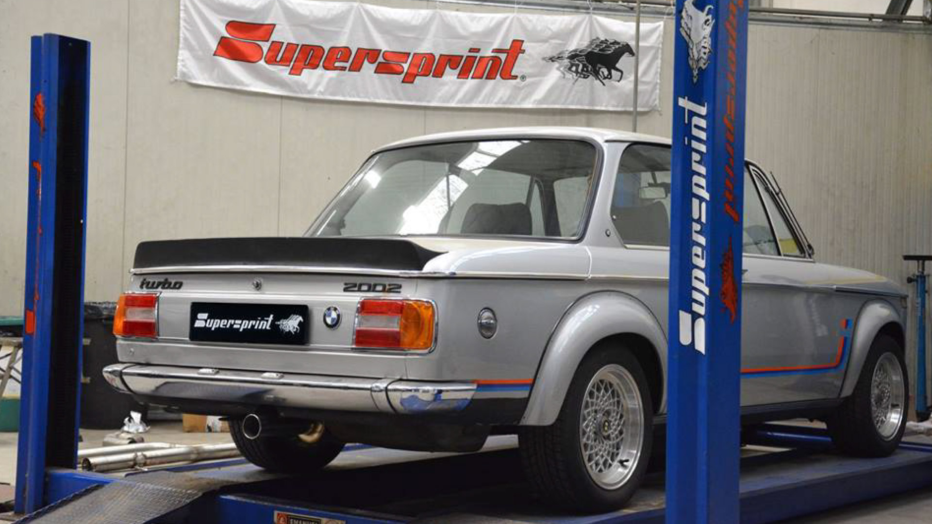 Impianto di scarico per BMW Serie 02 2002 Turbo '73 -> '75