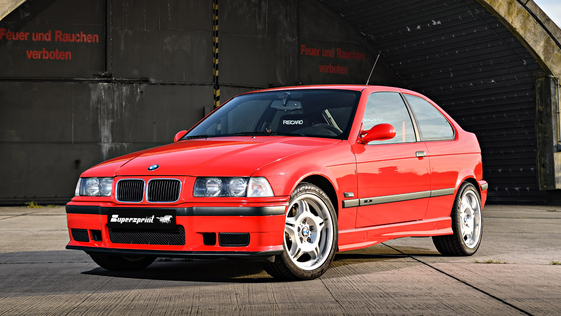 Supersprint Auspuff für BMW E36 Compact - Alle Modelle (Für S50 / S52 Motor conversion)