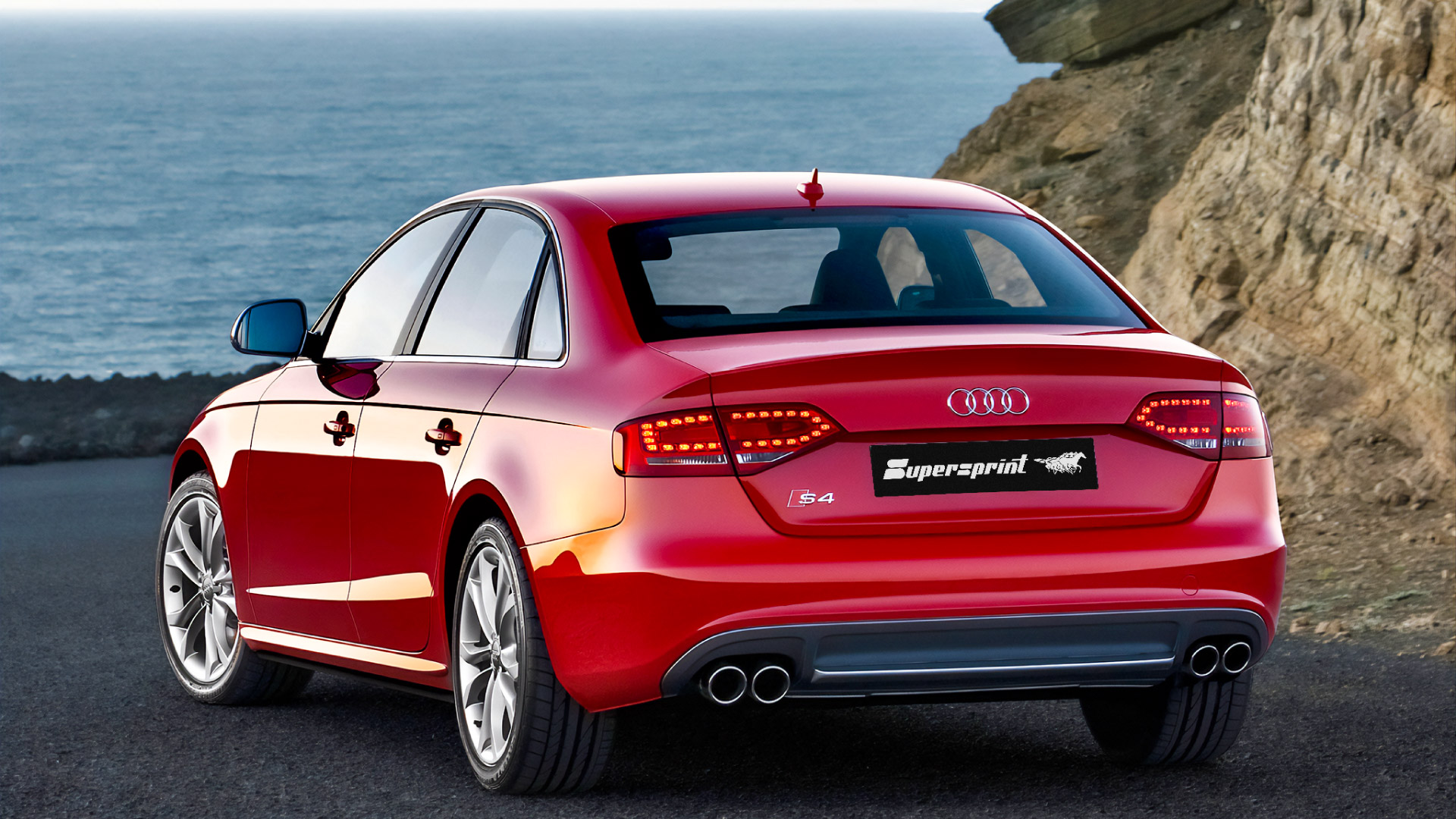 Supersprint Auspuff für AUDI S4 QUATTRO (Limousine + Avant) 3.0 TFSI V6 (333 PS) 2007 -> 2015 (Headers system)