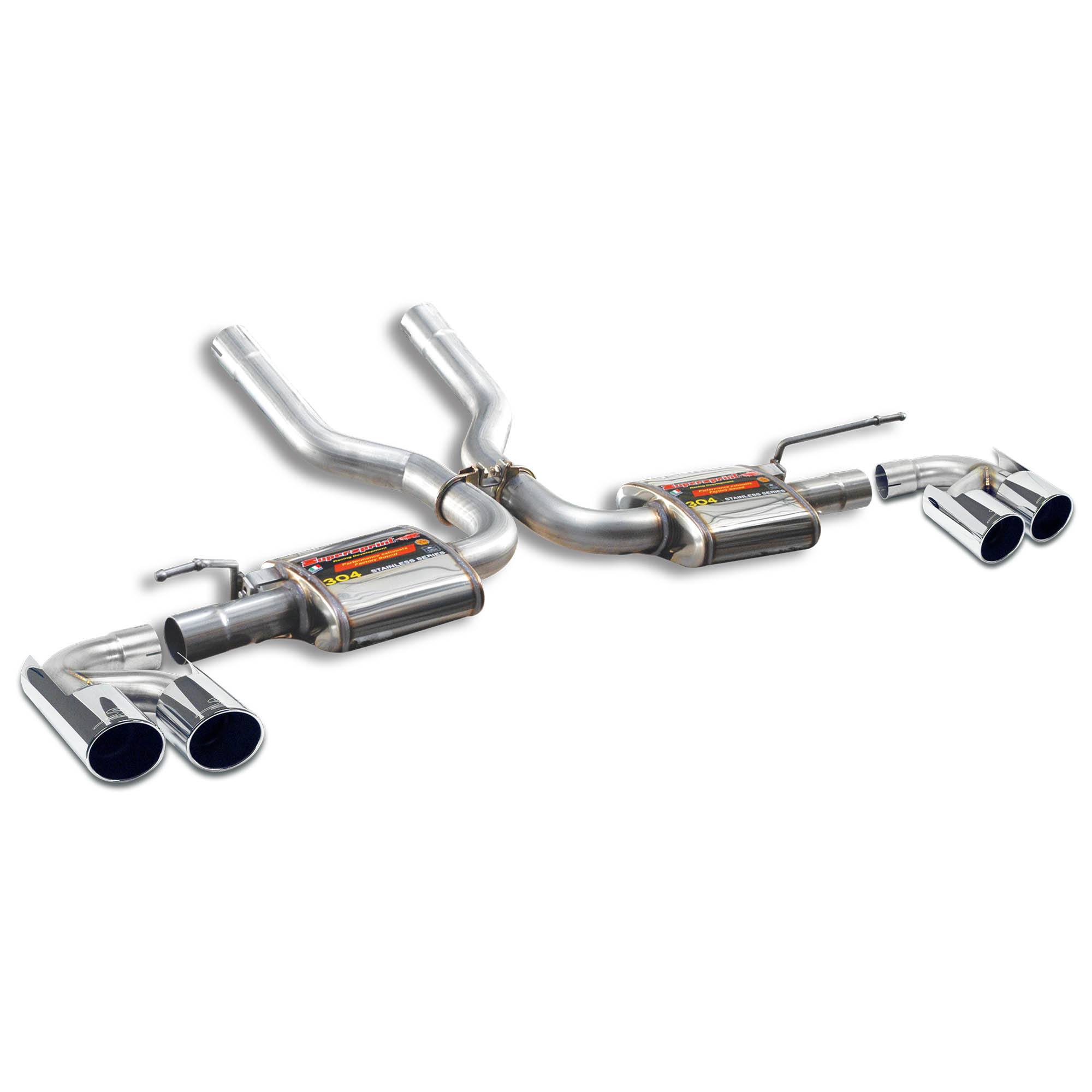 Rear exhaust Racing Right OO100 - Left OO100