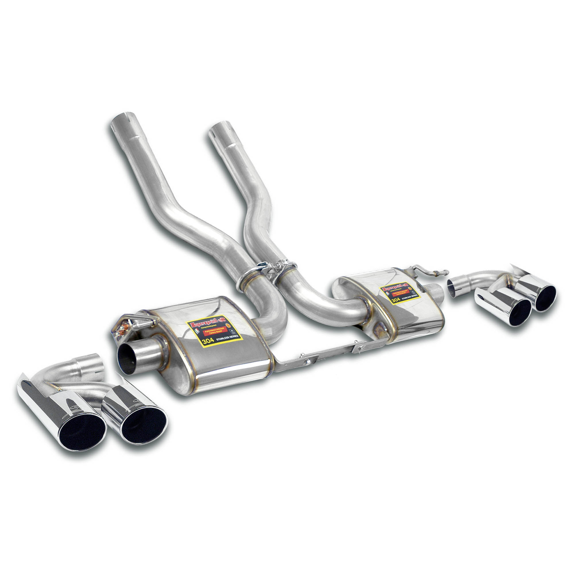 Rear exhaust Right OO100 - Left OO100 Racing