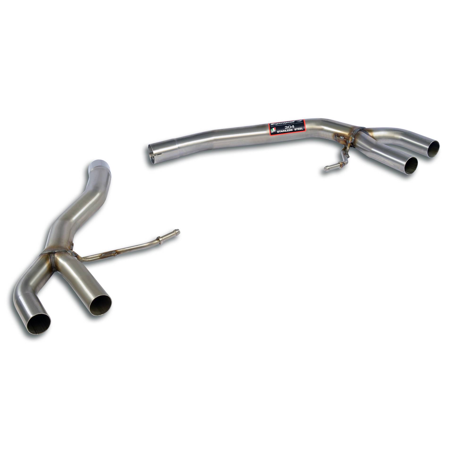 Rear pipe kit Right - Left (Muffler delete)