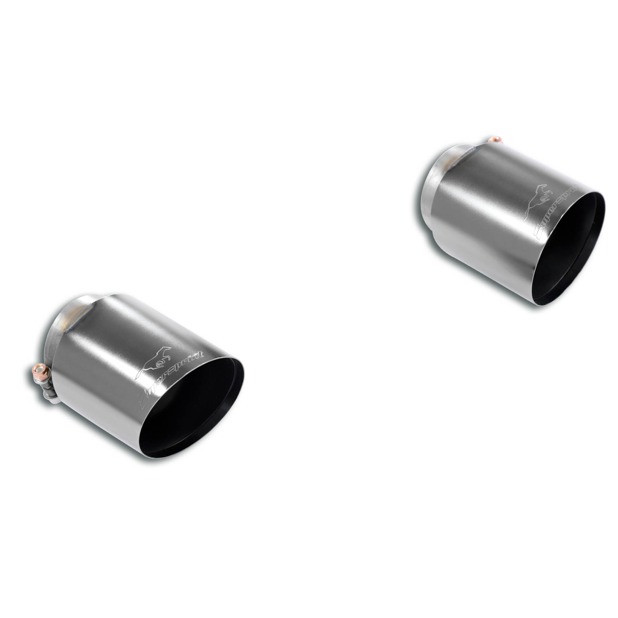 Kit terminali Race-Gun Metal Grey Destro O100 - Sinistro O100