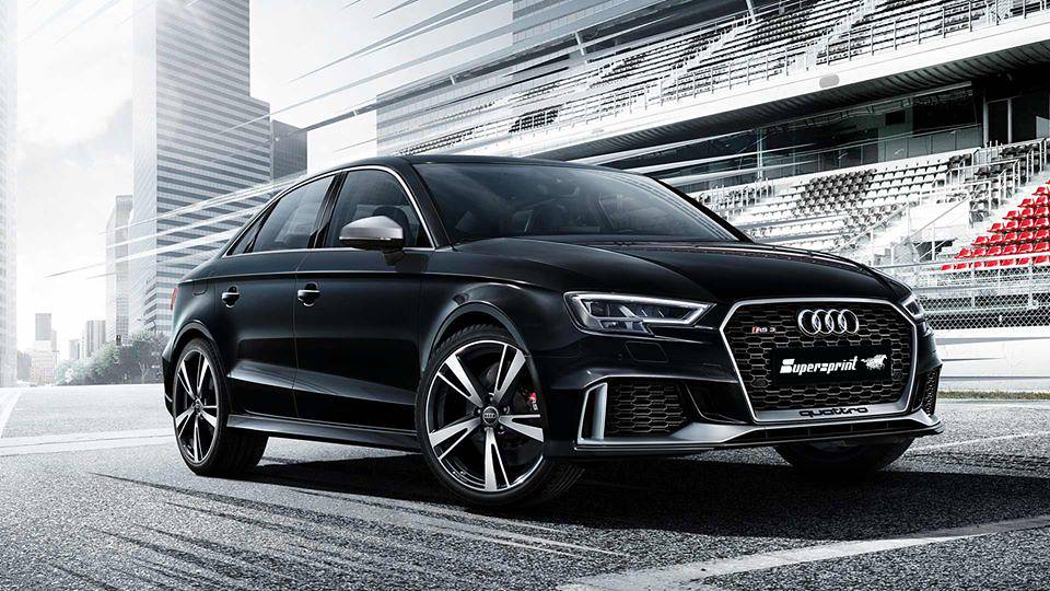 Impianto di scarico per AUDI RS3 8V Sedan QUATTRO 2.5 TFSI (400 Hp - Modelli con GPF) 2020 -> (Twin Pipe)