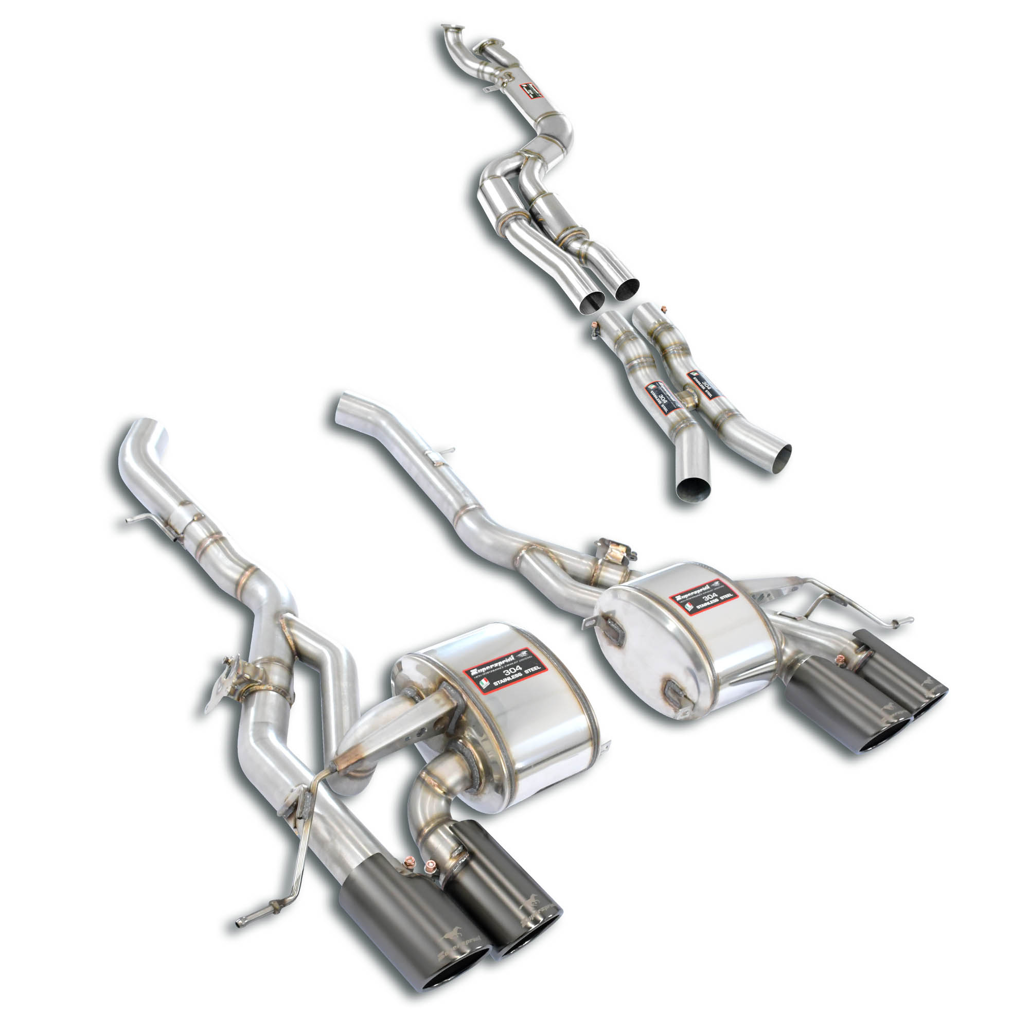 J-Pipe Touring Package - complete Deletes the secondary catalytics + mid resonators