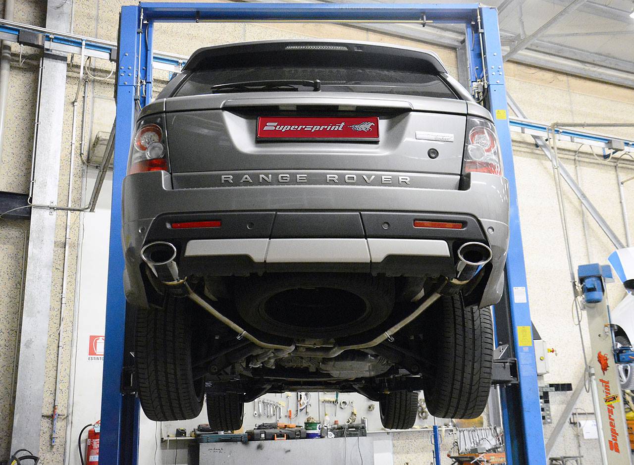 Impianto di scarico per RANGE ROVER SPORT 4.2i V8 Supercharged (Motore FORD) '05 -> '09