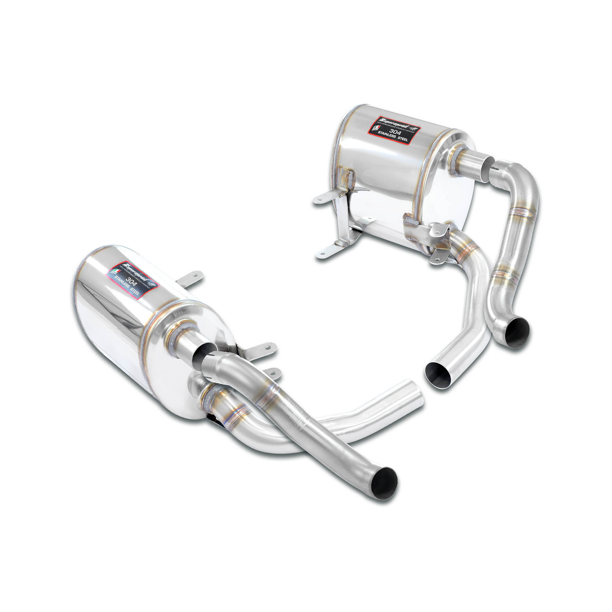 Sport Mufflers Package, Std endpipes (with EEC Homologation)