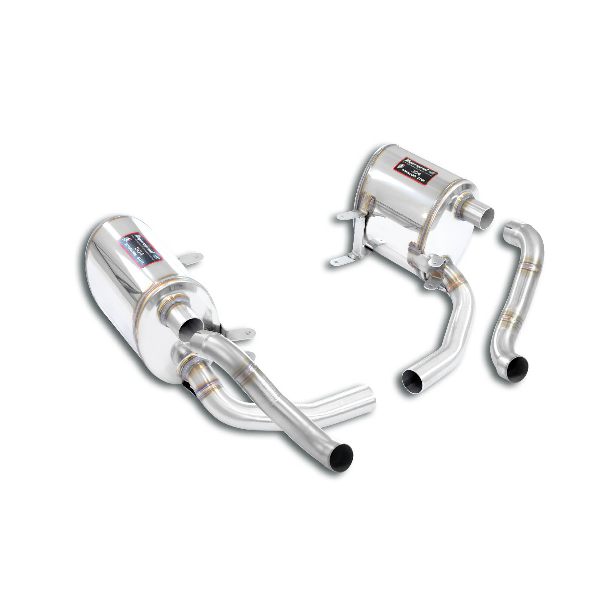 Race Mufflers Package, Std endpipes