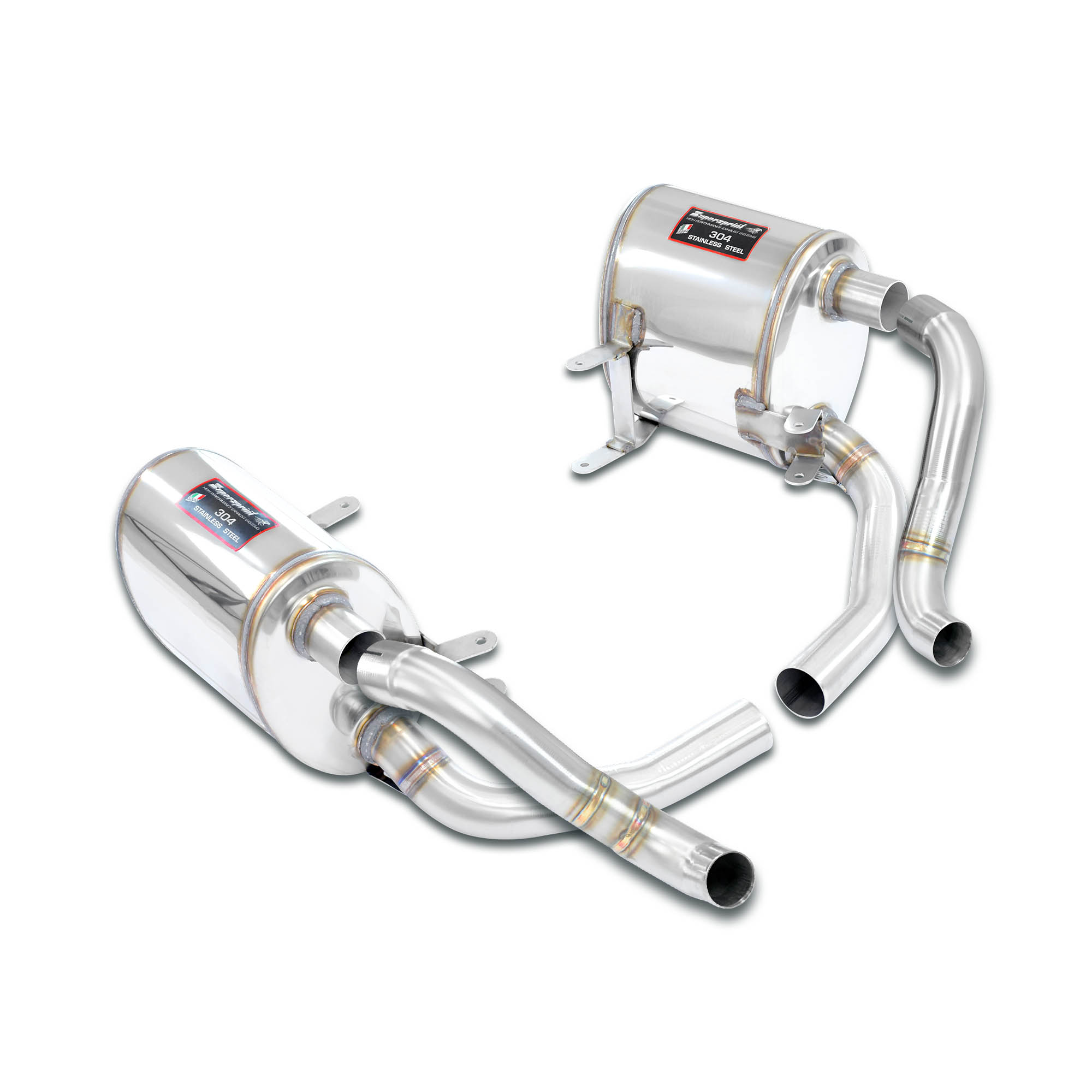 Sport Mufflers Package, Std endpipes (with EEC Homologation)