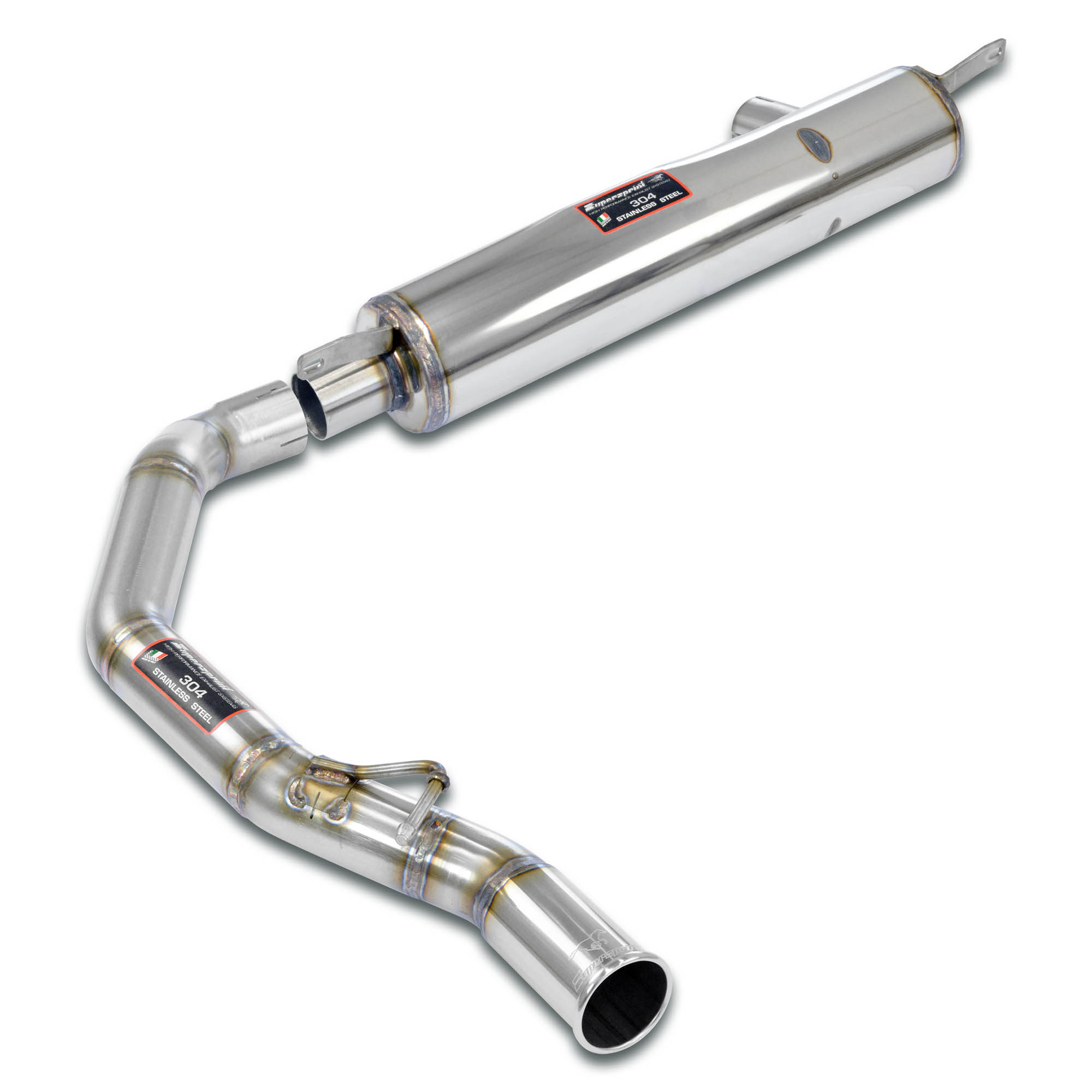 Rear exhaust + exit pipe O70