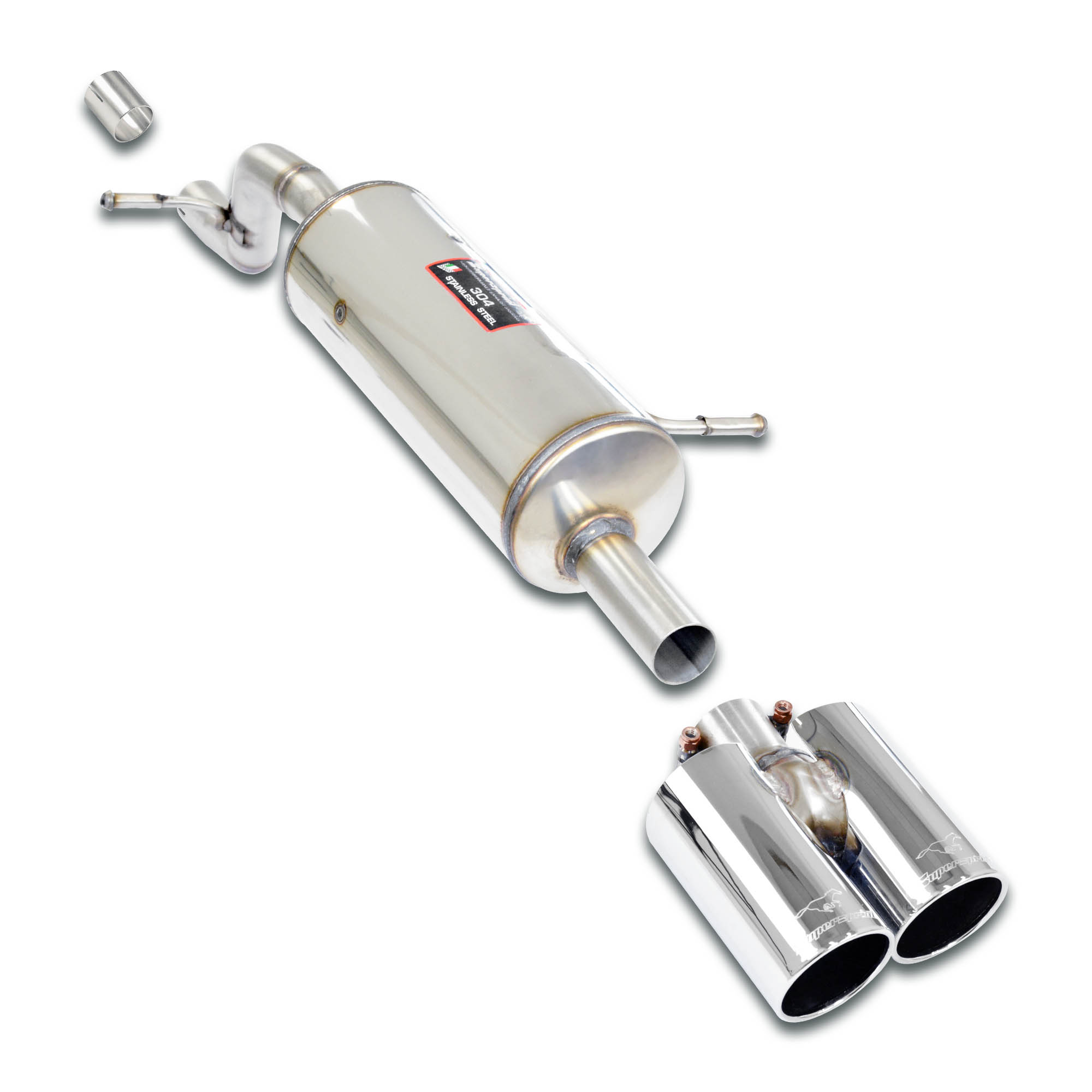 Rear muffler package - A
