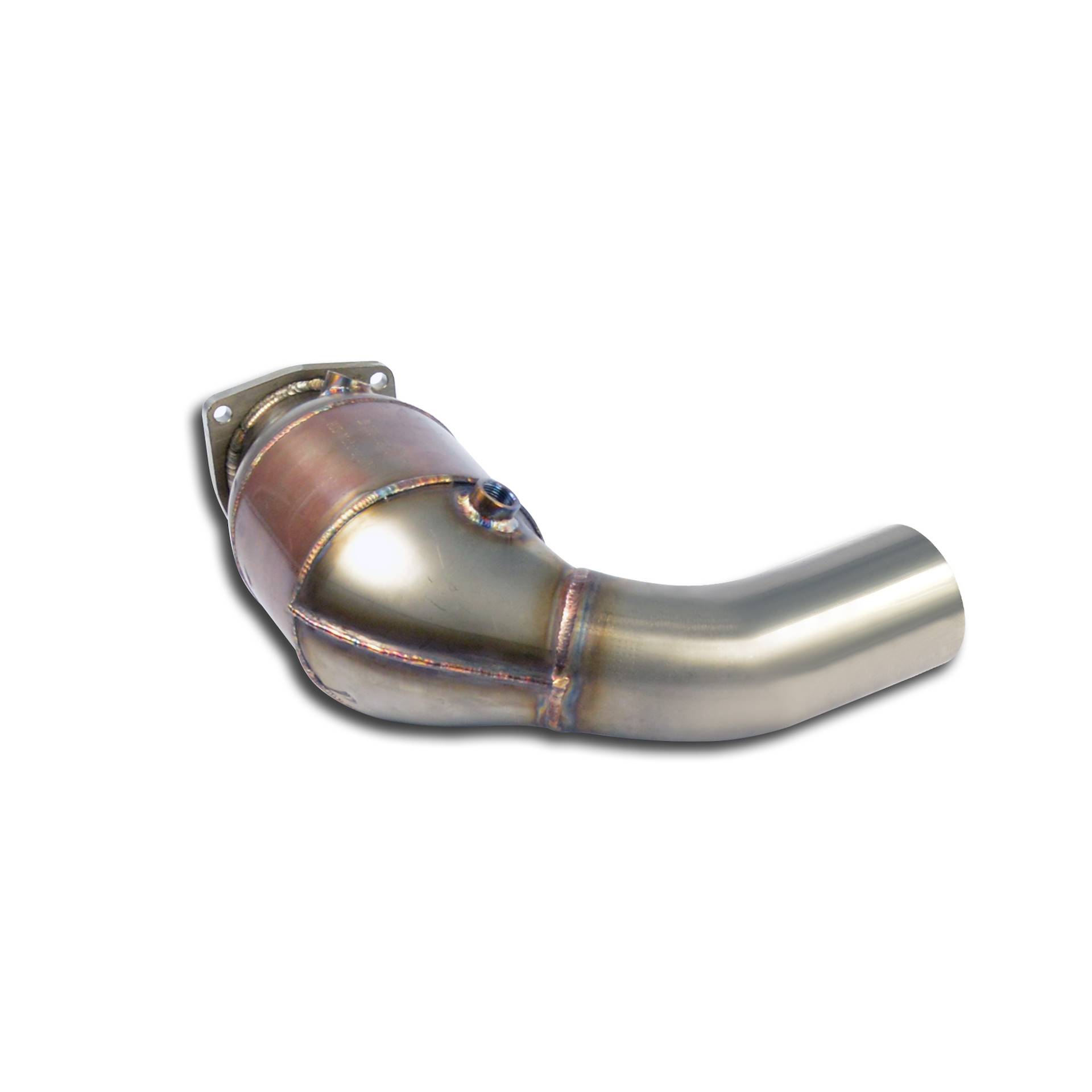 Front exhaust Left with Metallic catalytic converter 100CPSI   