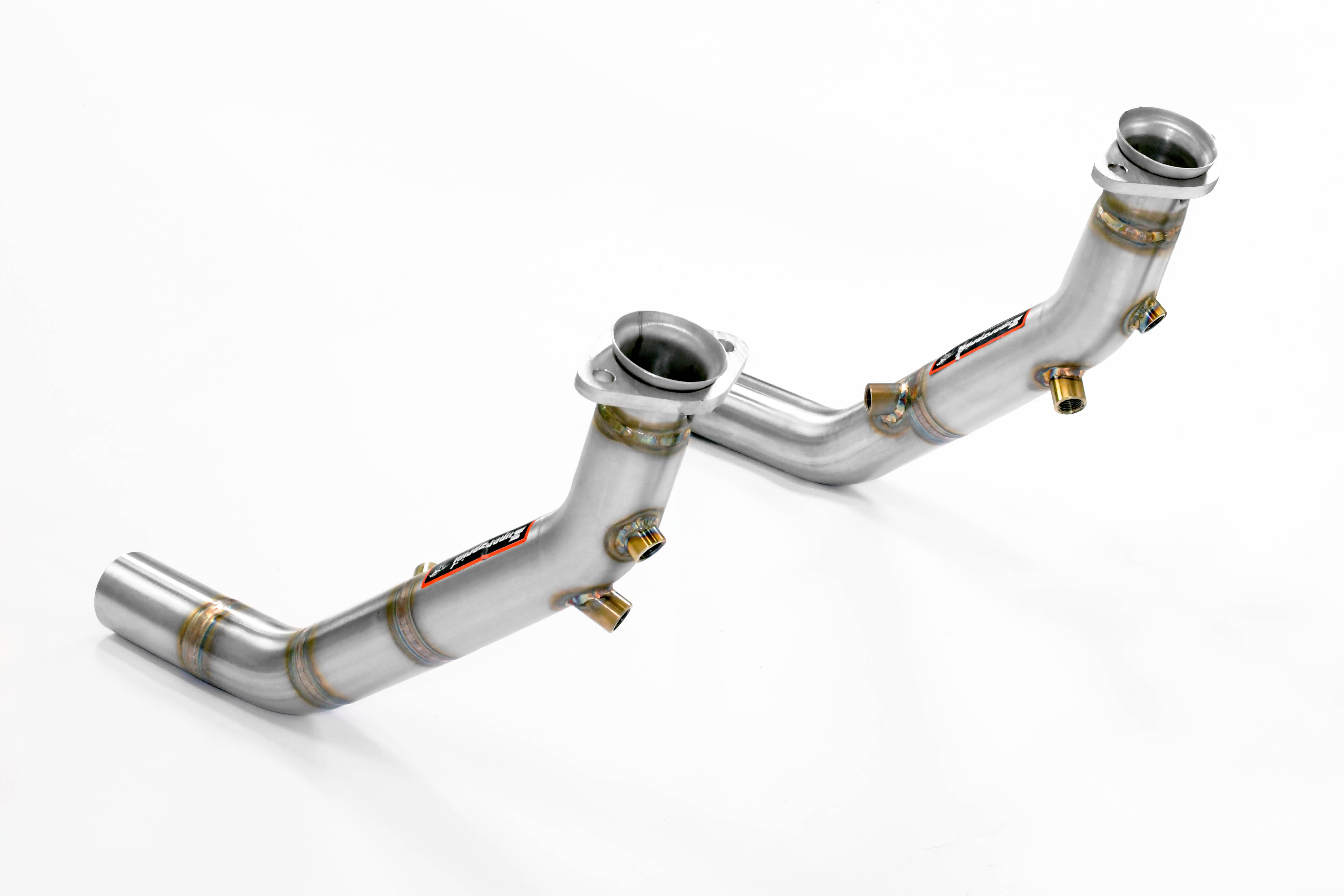 Downpipe kit Right - Left (Deletes the catalytic) 