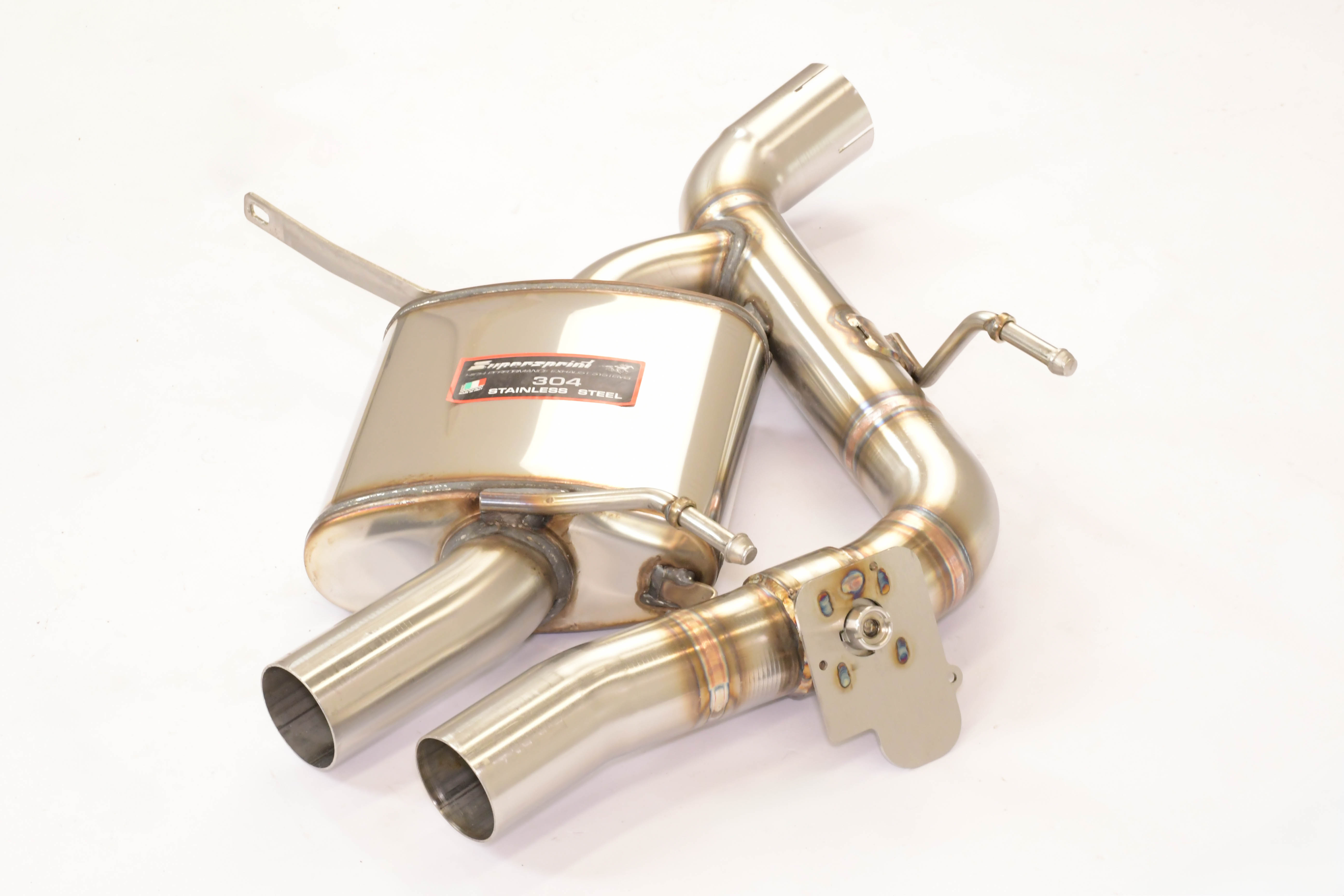 Rear exhaust Race Right with valve (Electric)  