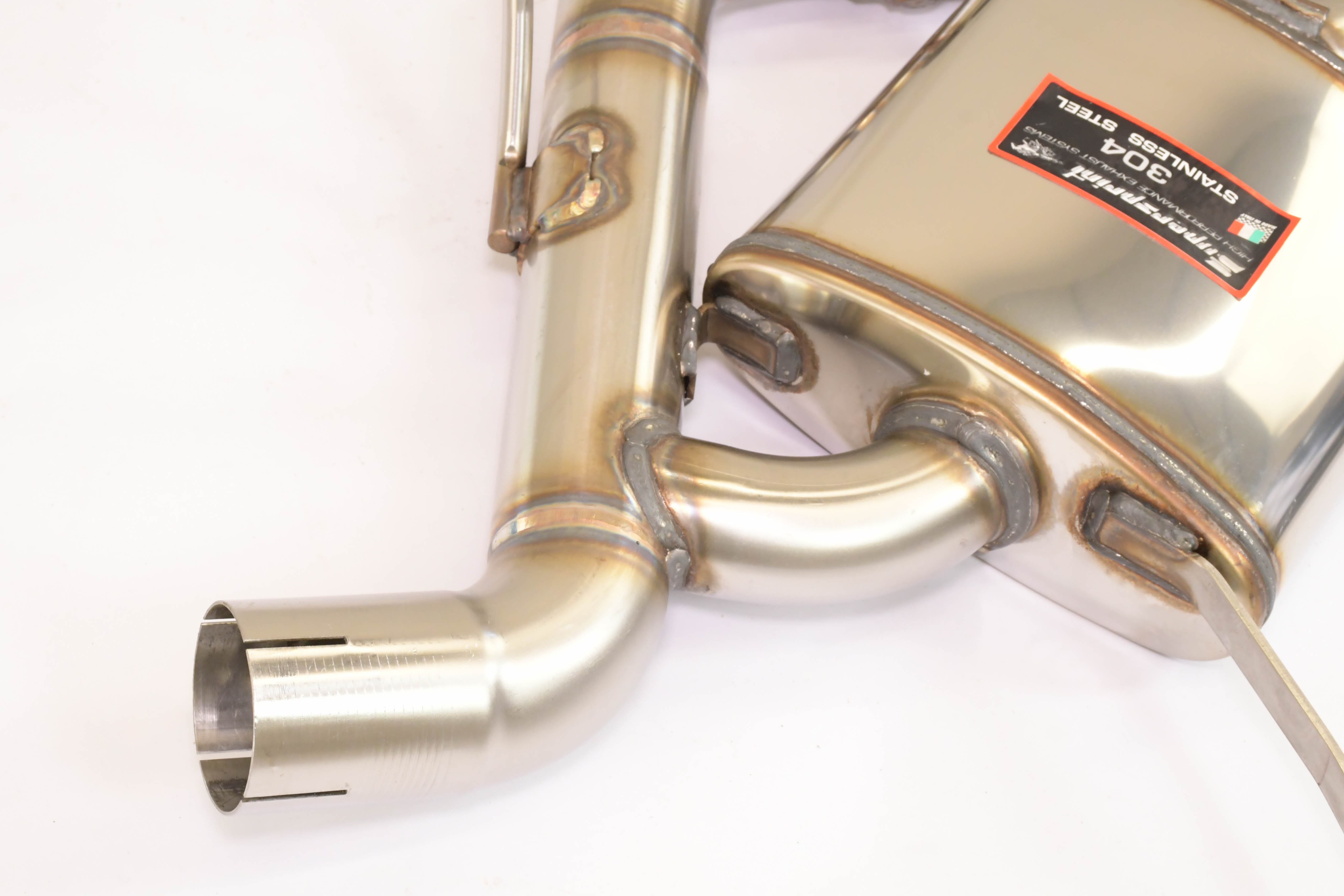 Rear exhaust Race Right with valve (Electric)  