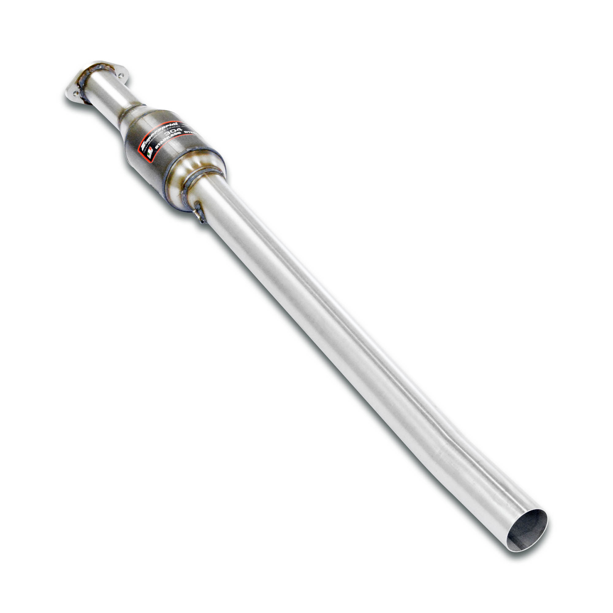 Anteriore con catalizzatore metallico sportivo