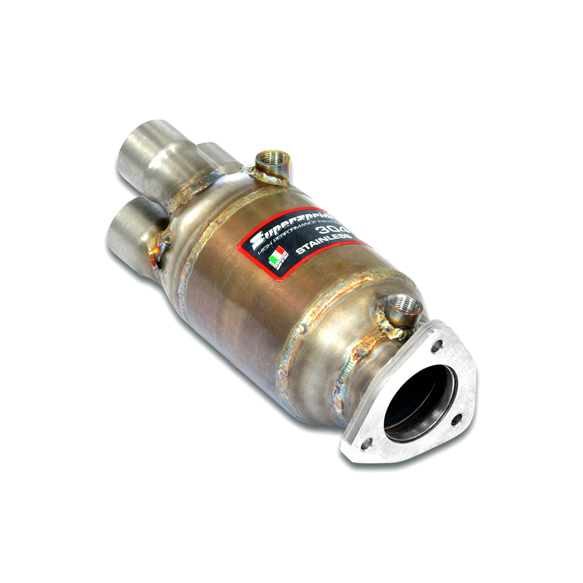 Front  Metallic catalytic converter Right