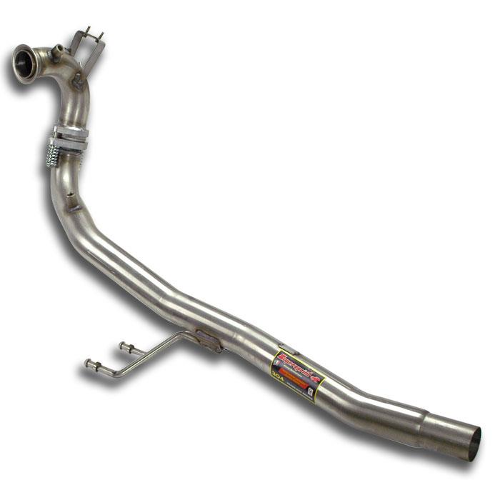 Turbo downpipe kit (Replace diesel-sooth filter)<br>With bungs for the pressure fittings and O² sensor