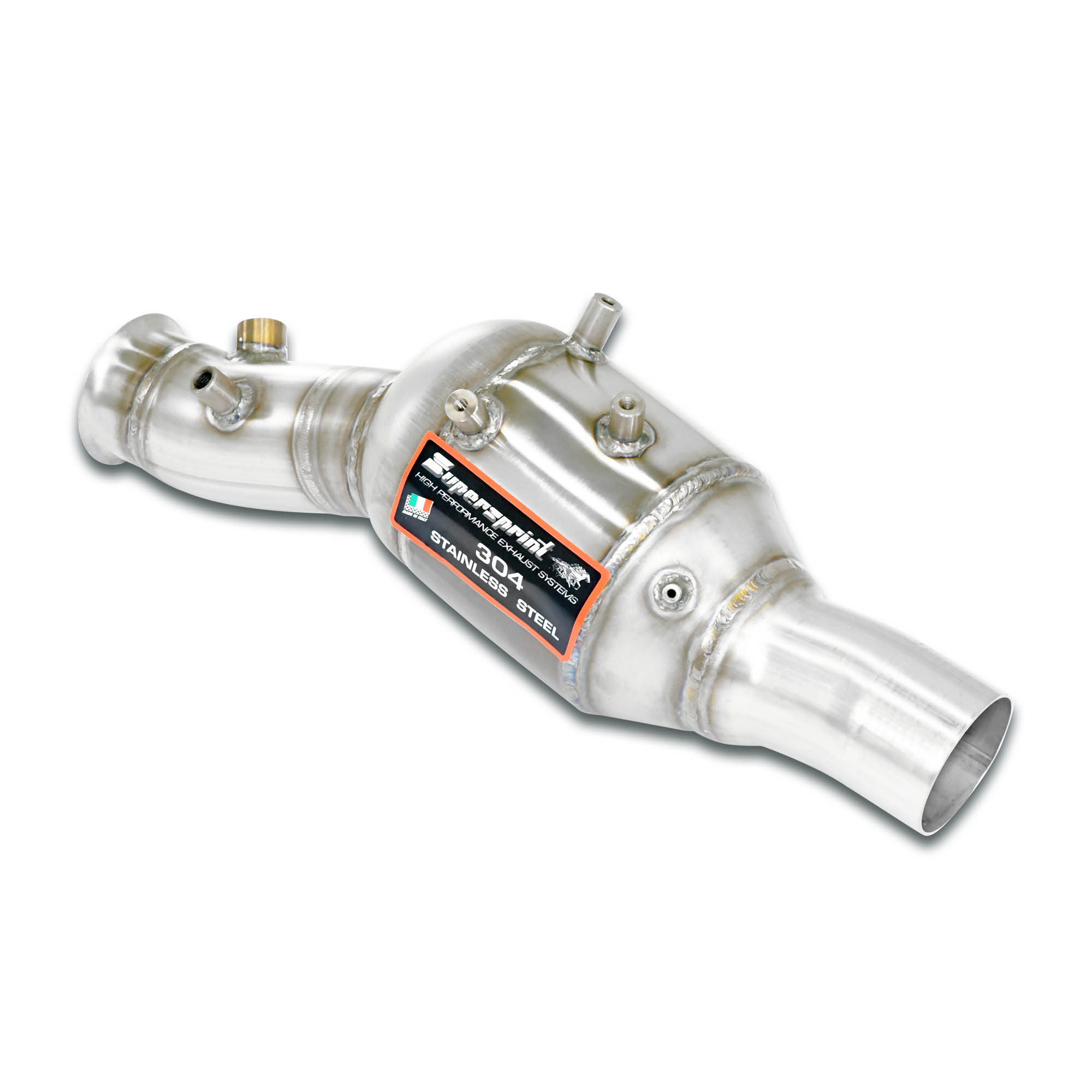 Front Metallic catalytic converter Right