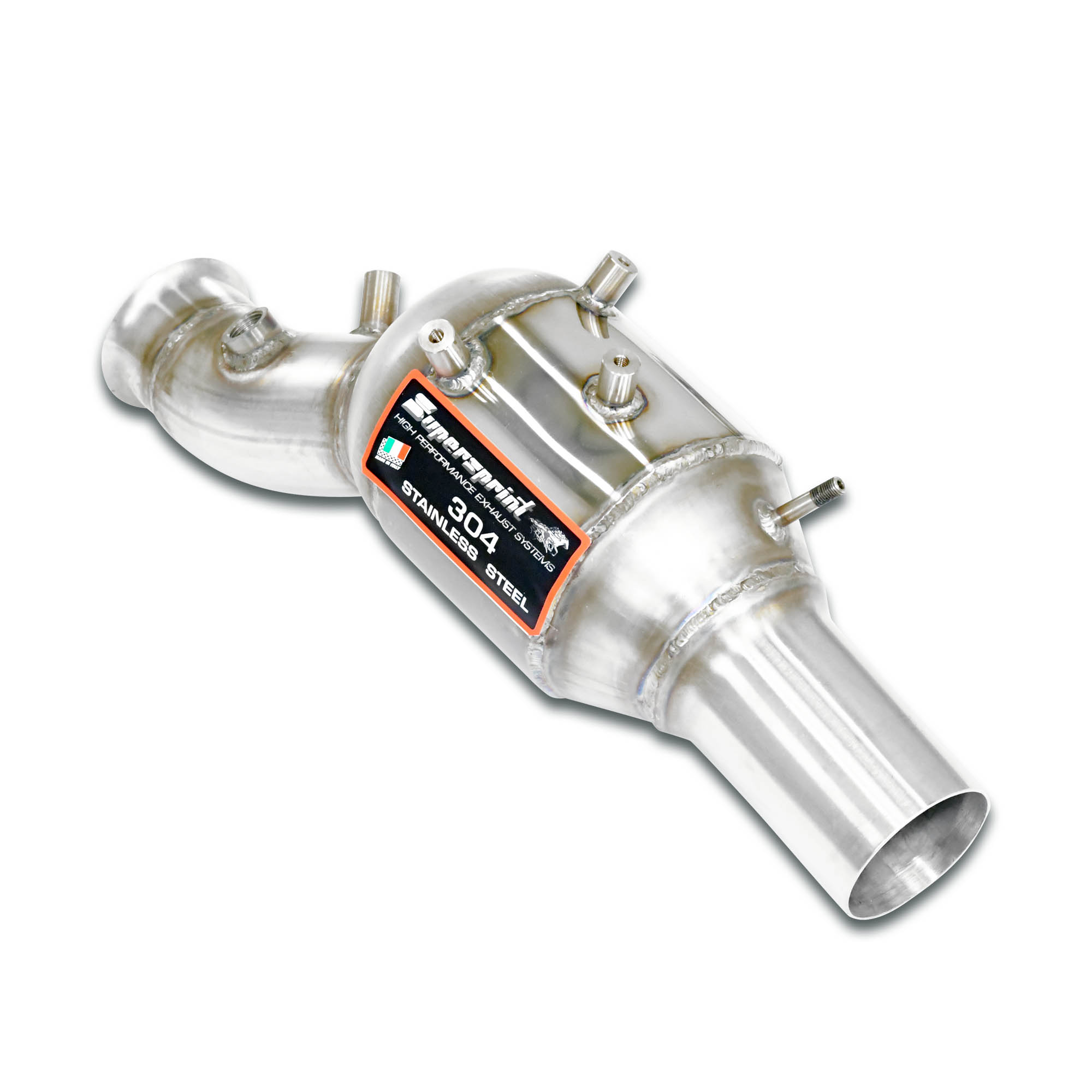 Front Metallic catalytic converter Left