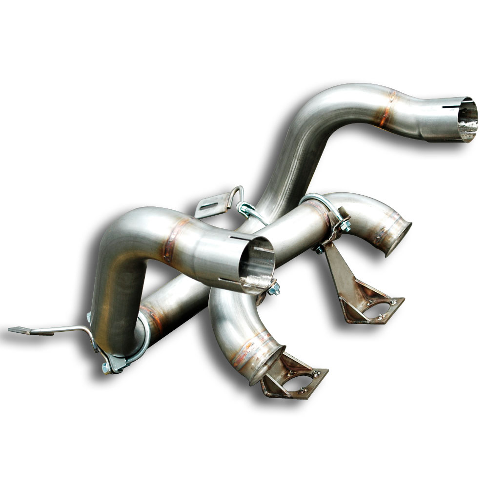 Rear connecting pipes Right - LeftBy-Pass (Replaces OEM rear exhaust)