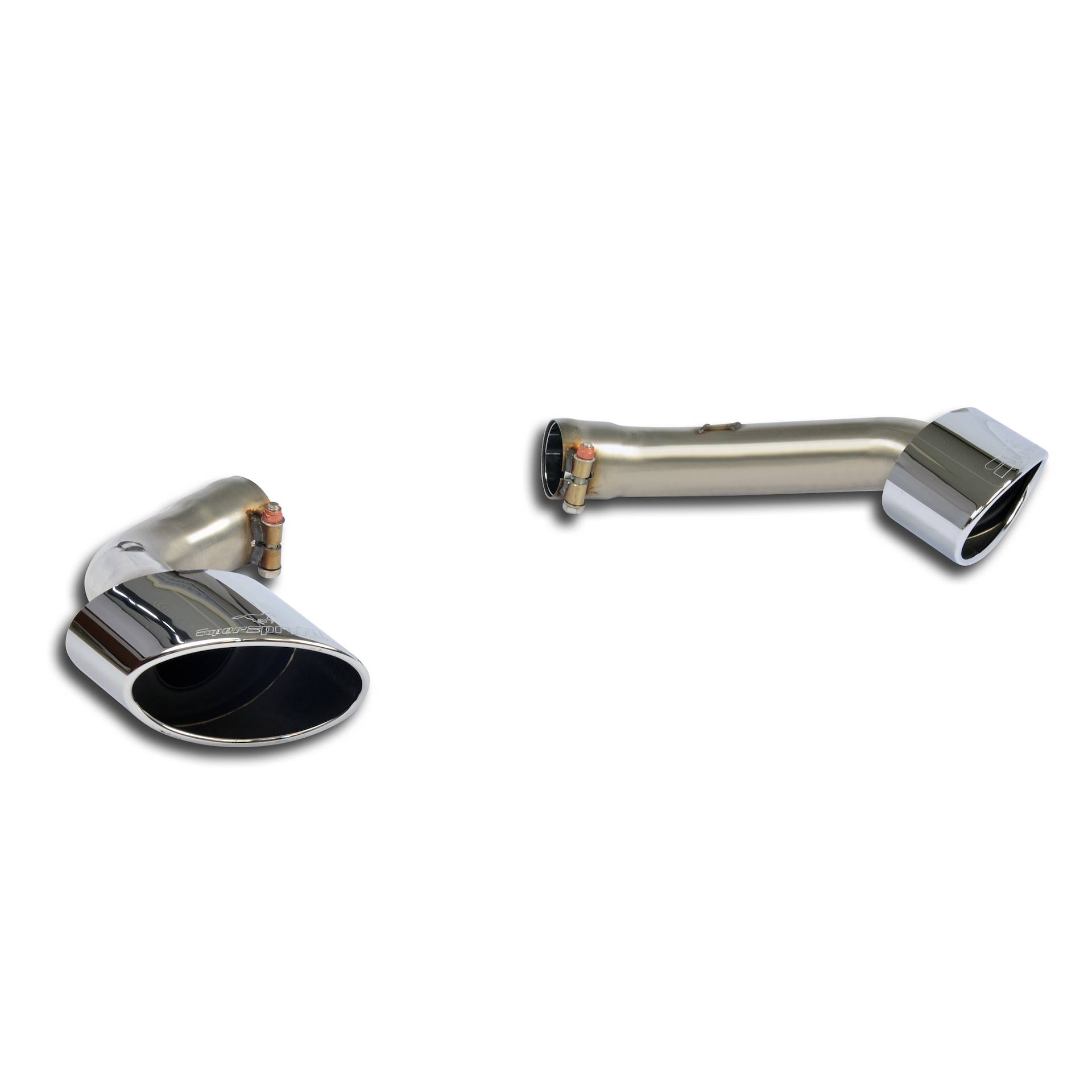 Endpipe kit 150x105 Right - Left (For OEM rear bumper)