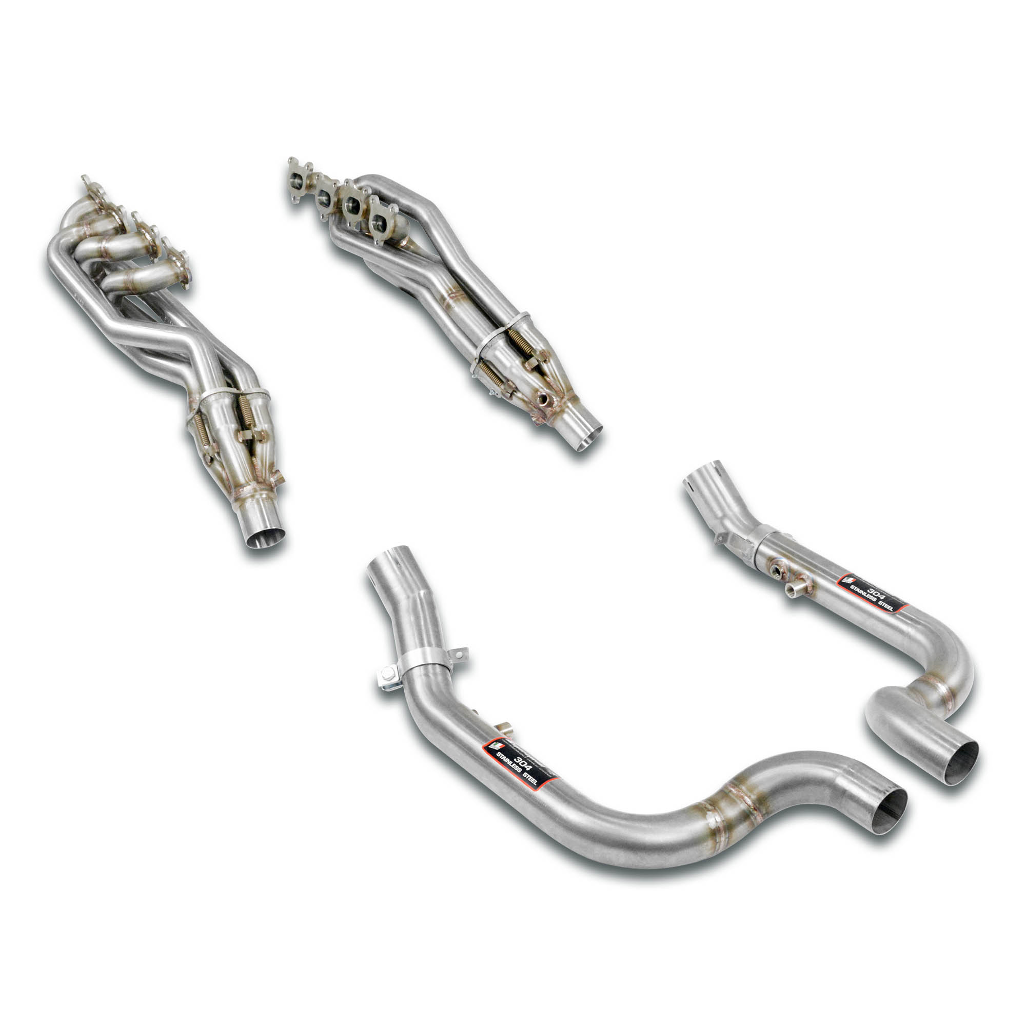 Manifold Right - Left + Connecting pipes (Left Hand Drive)