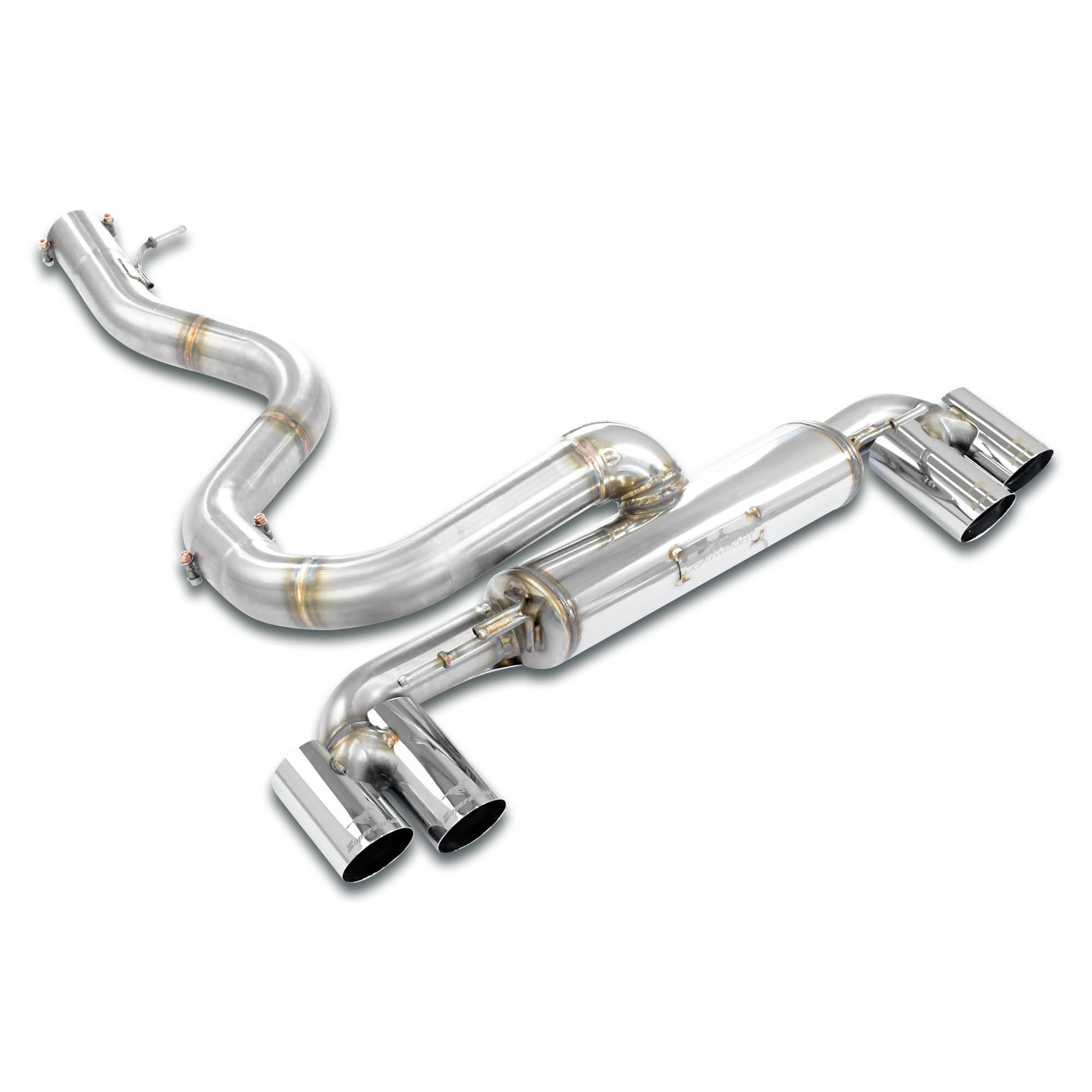 Rear exhaust Racing OO80 Right - Left