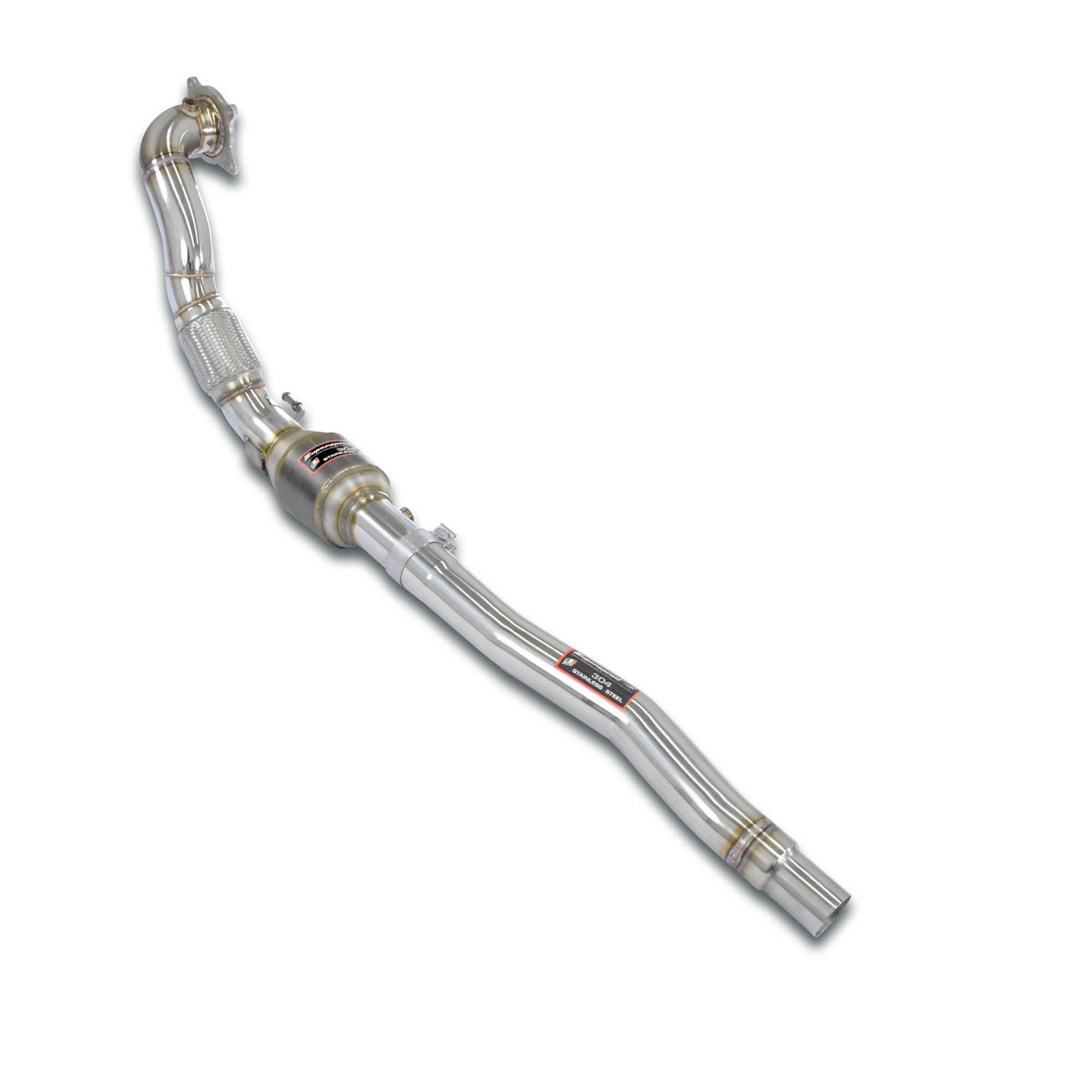 Kit tubo turbina + Catalizzatore metallico 100CPSI