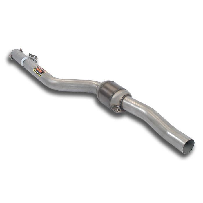 Front Metallic catalytic converter. Left