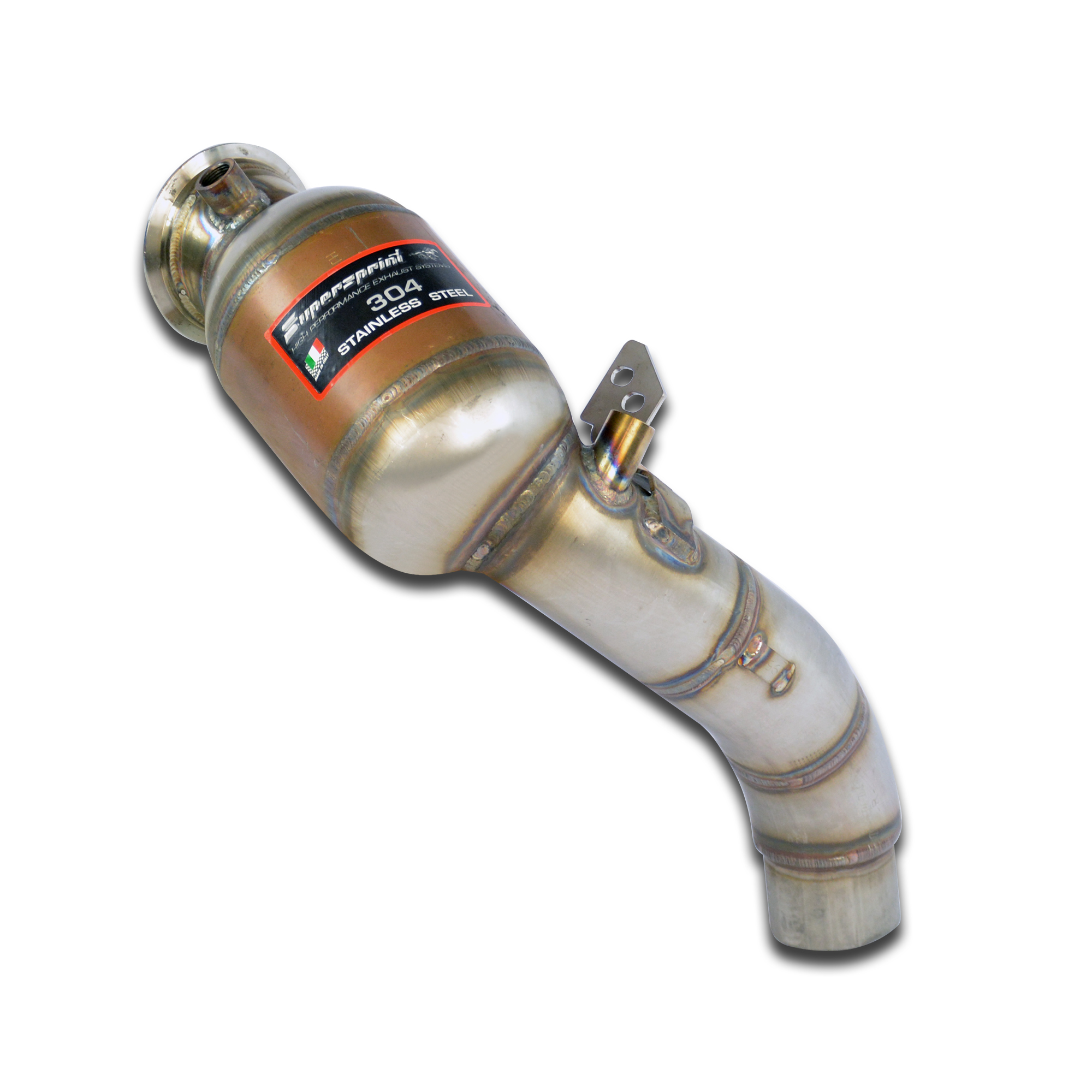 Turbo downpipe kit + Metallic catalytic converter Right