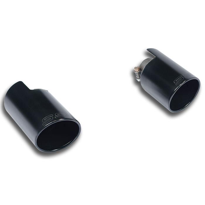 Endpipe kit Right O100 - Left O100 Gun Metal Grey