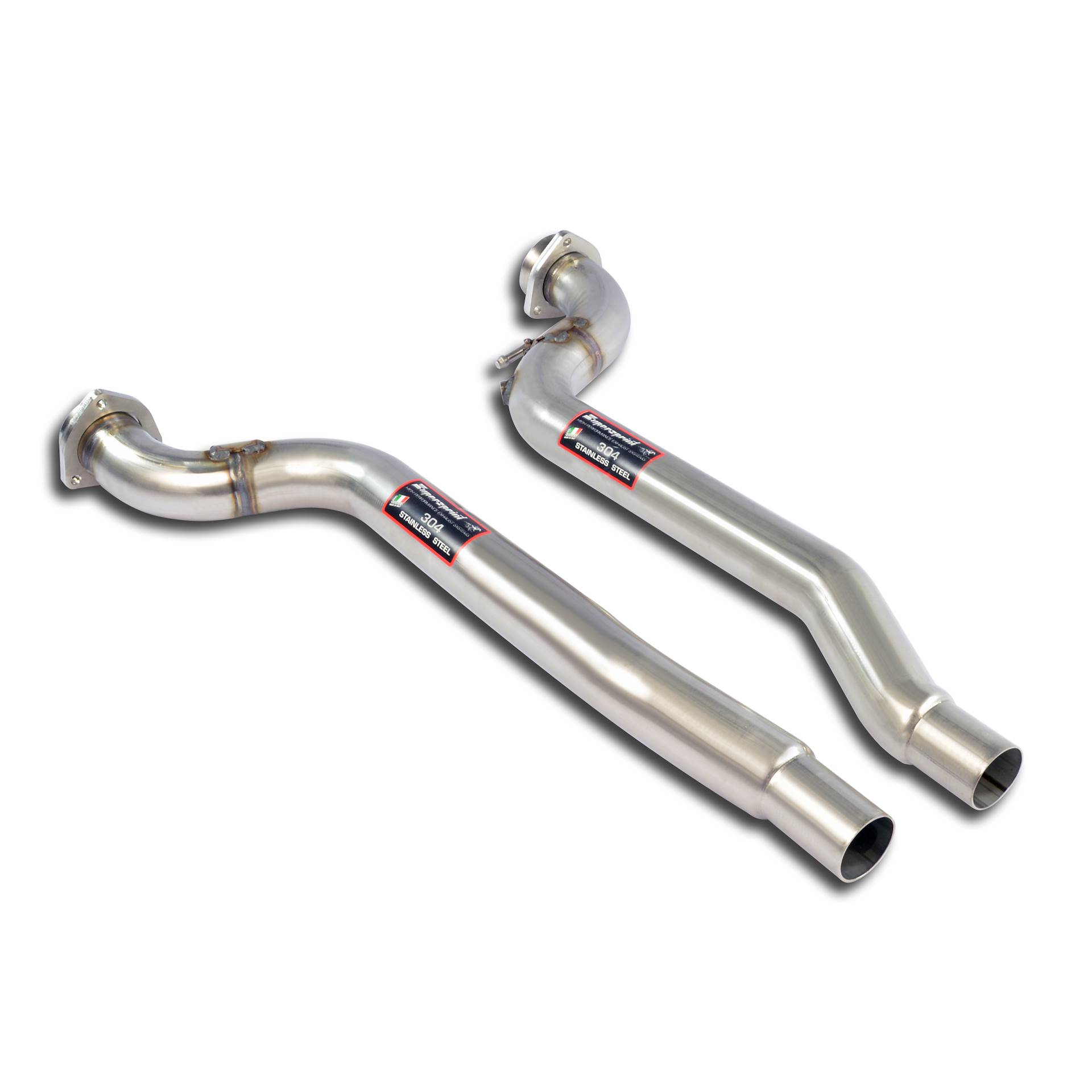 Front pipes kit Right - Left (Replaces OEM front mufflers)