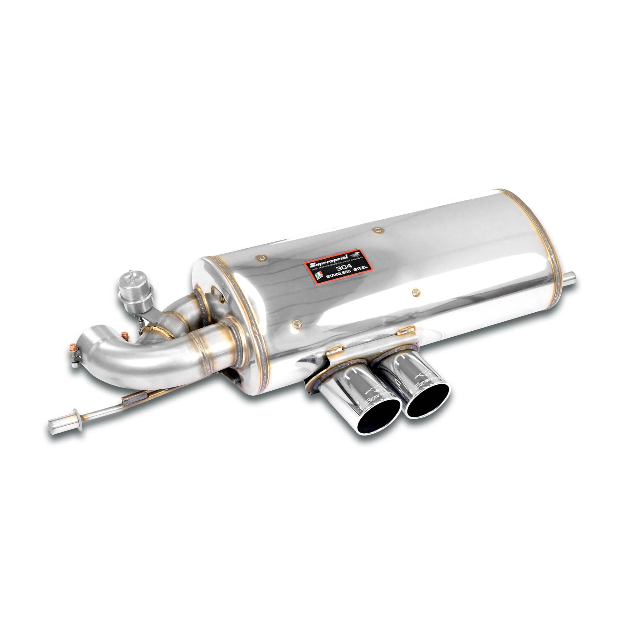 Rear Exhaust OO90 with bypass valve