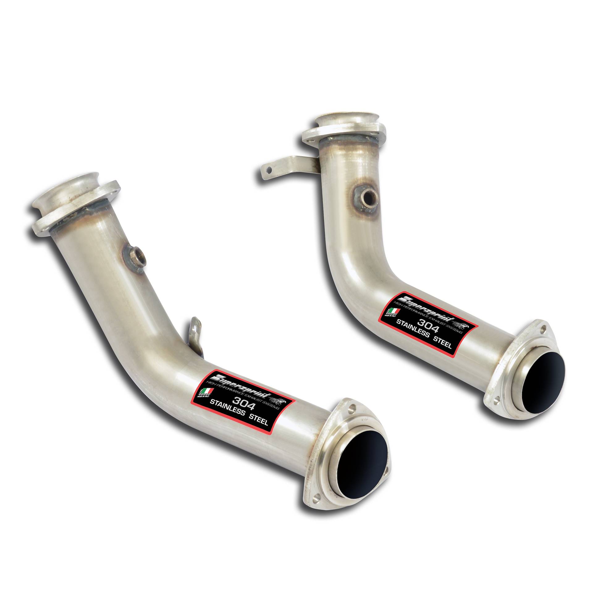 Downpipe kit Rechts - Links (für die Serien Fächerkrümmer)