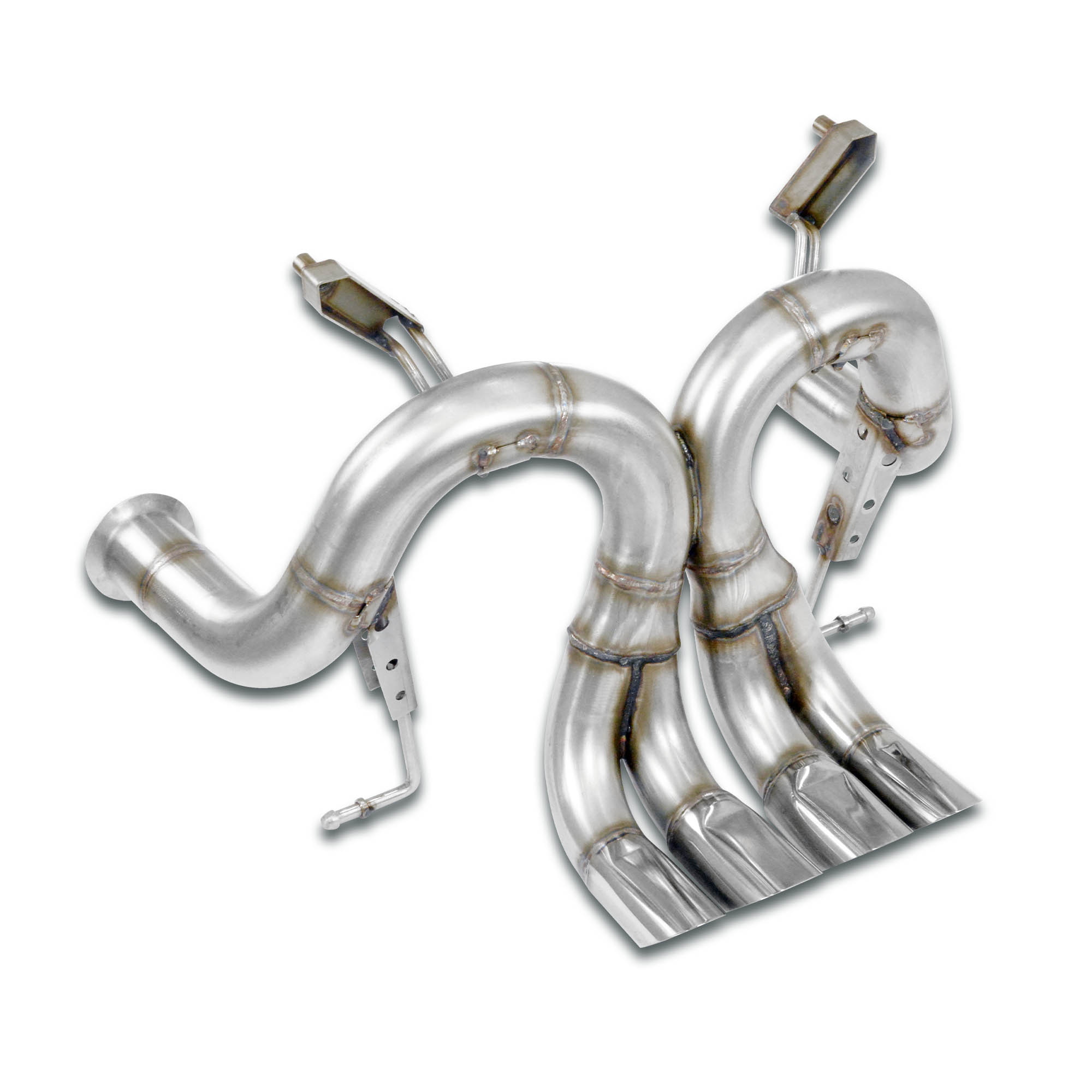 Rear X-Pipe (Replaces OEM rear muffler) <strong><span style=color:#ea0000;>-22,0 Kg</span></strong>