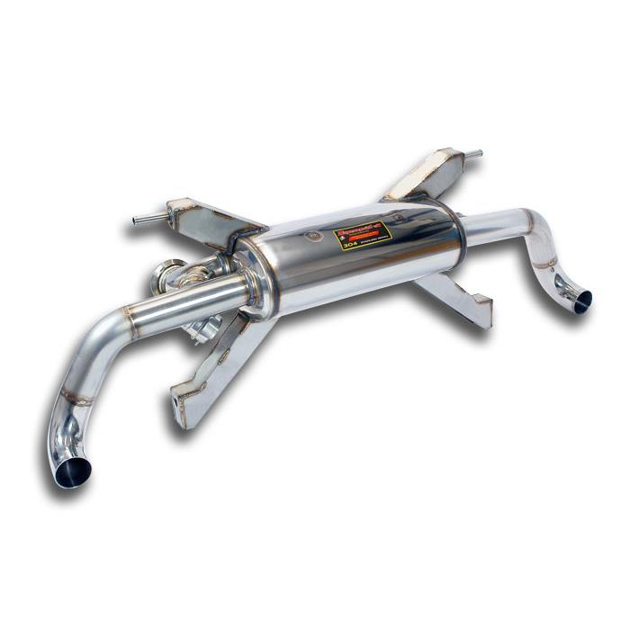 Endschalldämpfer mit Klappe Rechts + Links (für Katalysator Ersatz - Serien Endrohr) <strong><span style=color:#ea0000;>-13,0 Kg</span></strong>