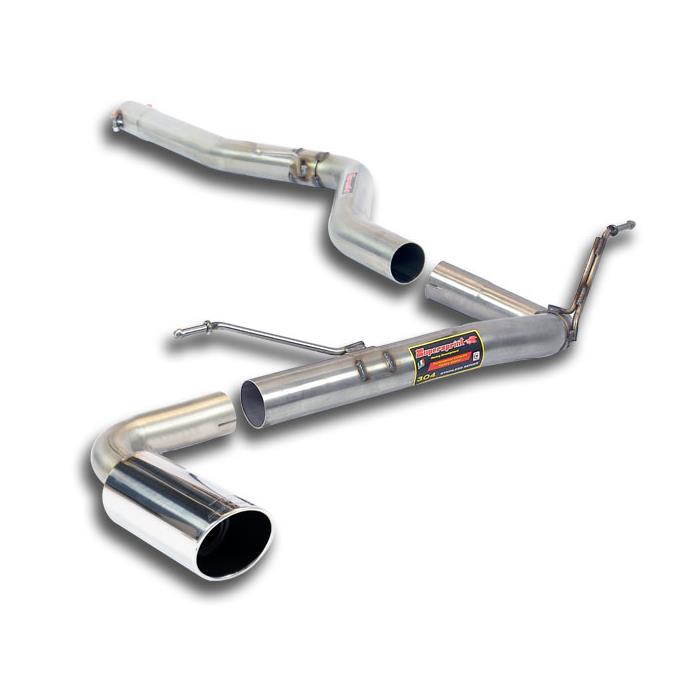 Connecting pipe + rear pipe O90 (Muffler delete)