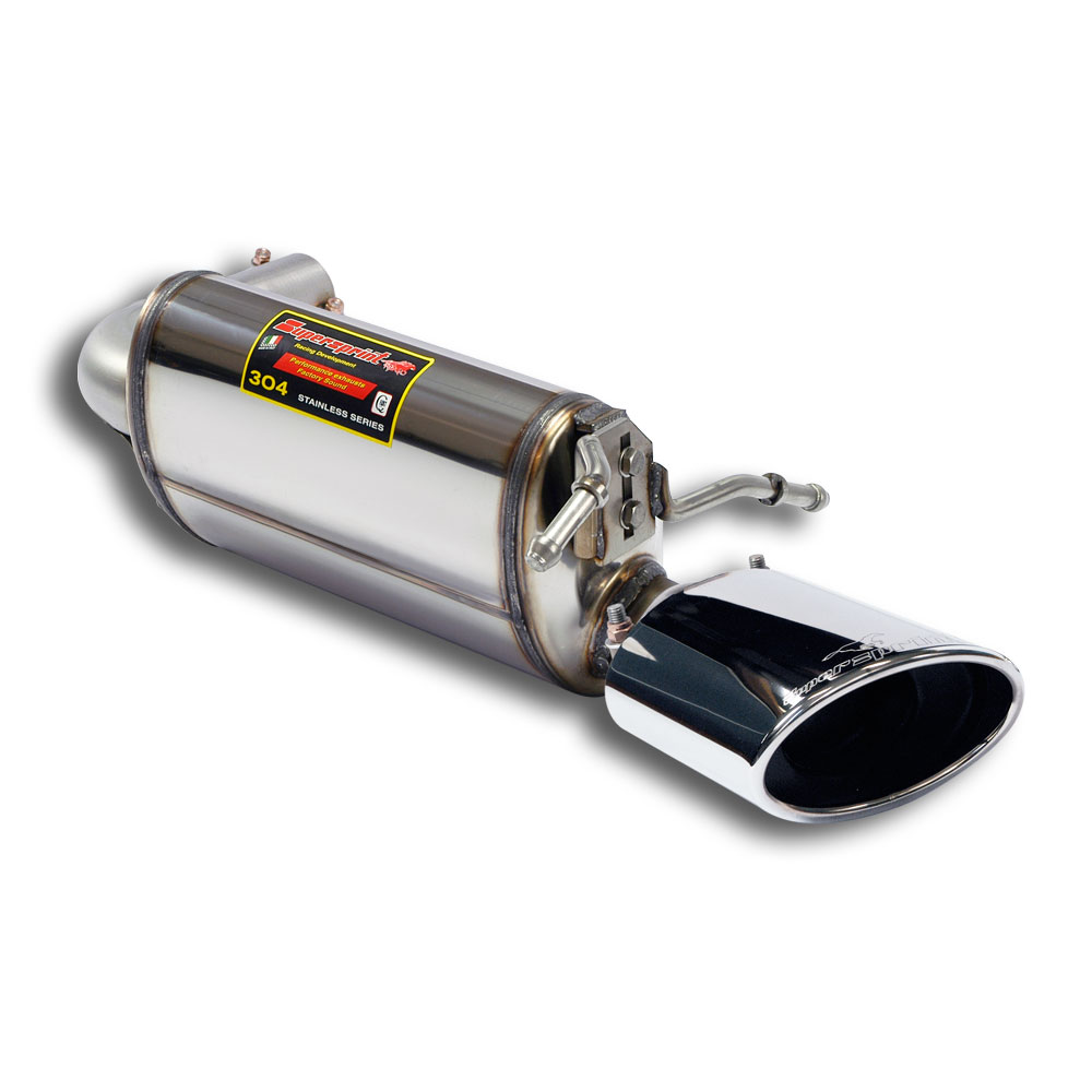 Rear exhaust Left Racing 145x95 (Standard Bumper)